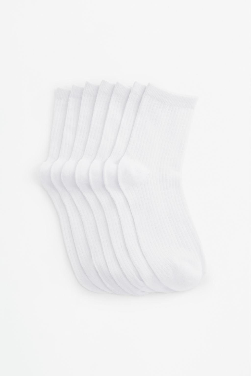 Pack 5 calcetines cortos canalé
