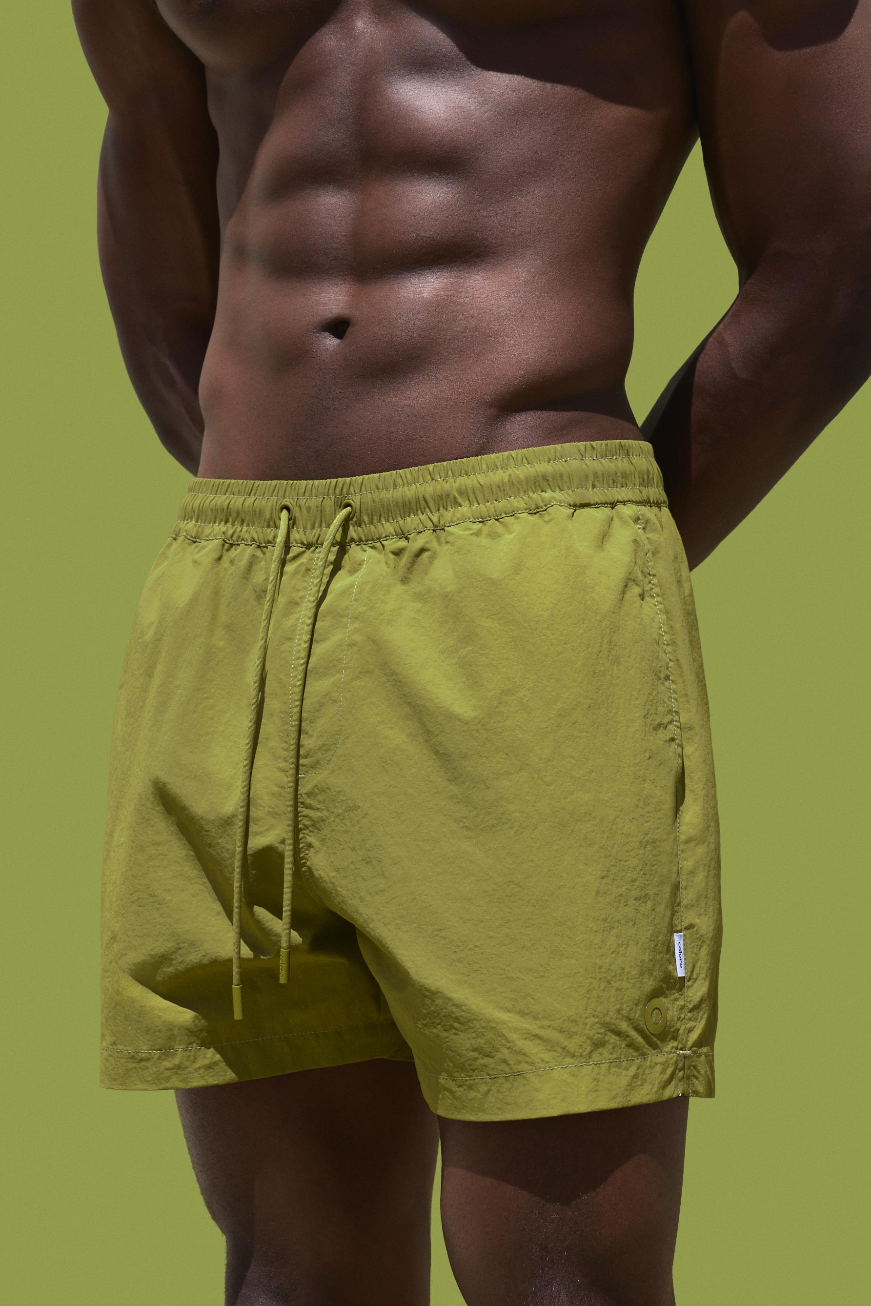 Coloro x Lefties straight swim trunks — PISTACHIO GREEN