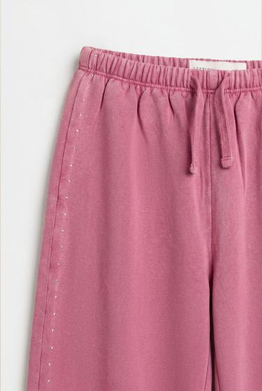 Studded culottes — DARK PINK 3
