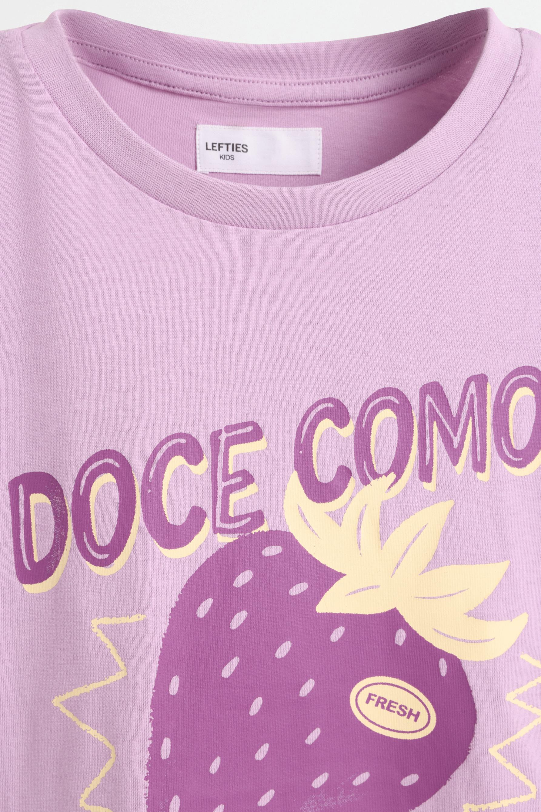 Printed T-shirt — MAUVE PINK