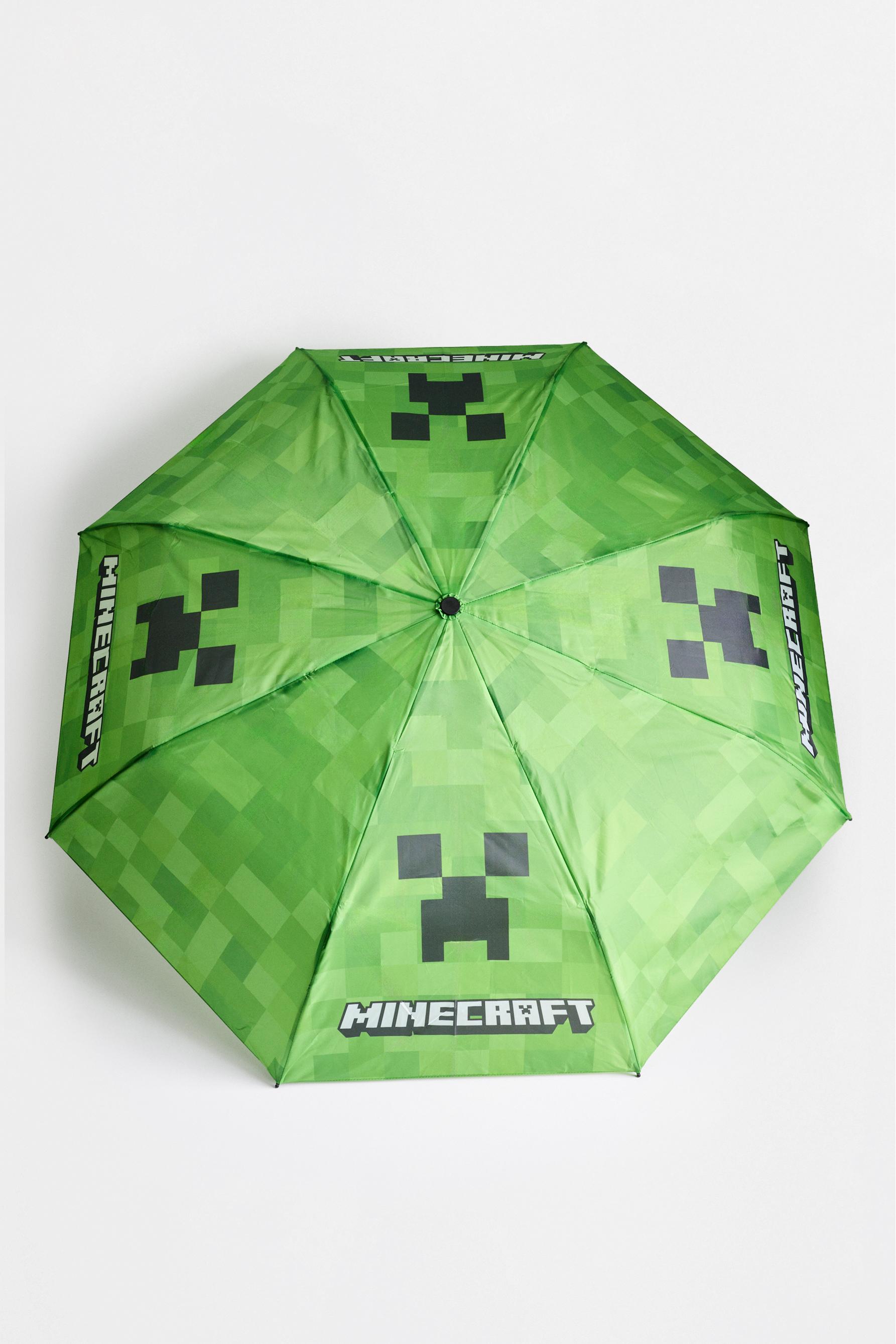 Minecraft folding umbrella — GREEN