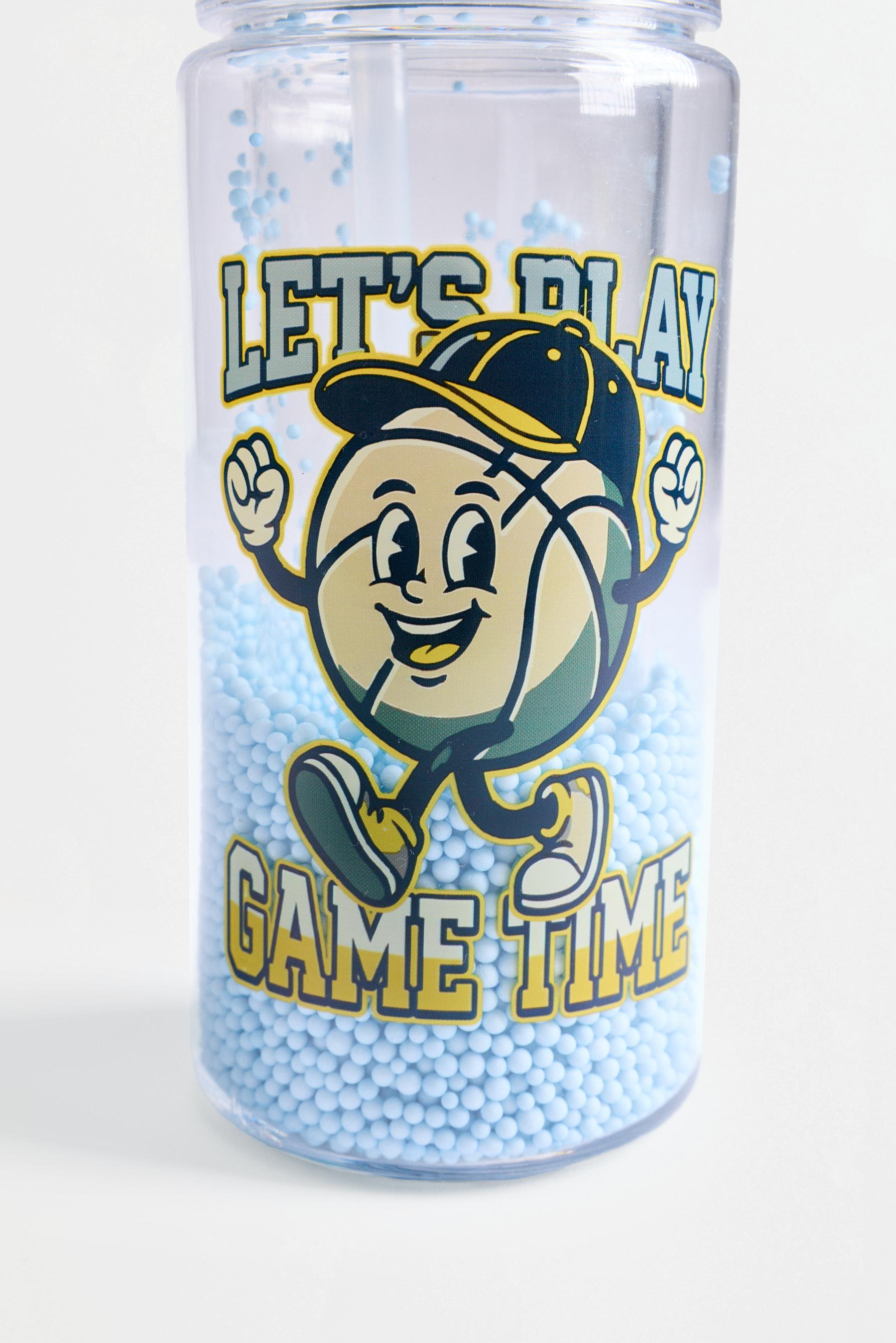Game Time 250 ml bottle with beads — GREEN