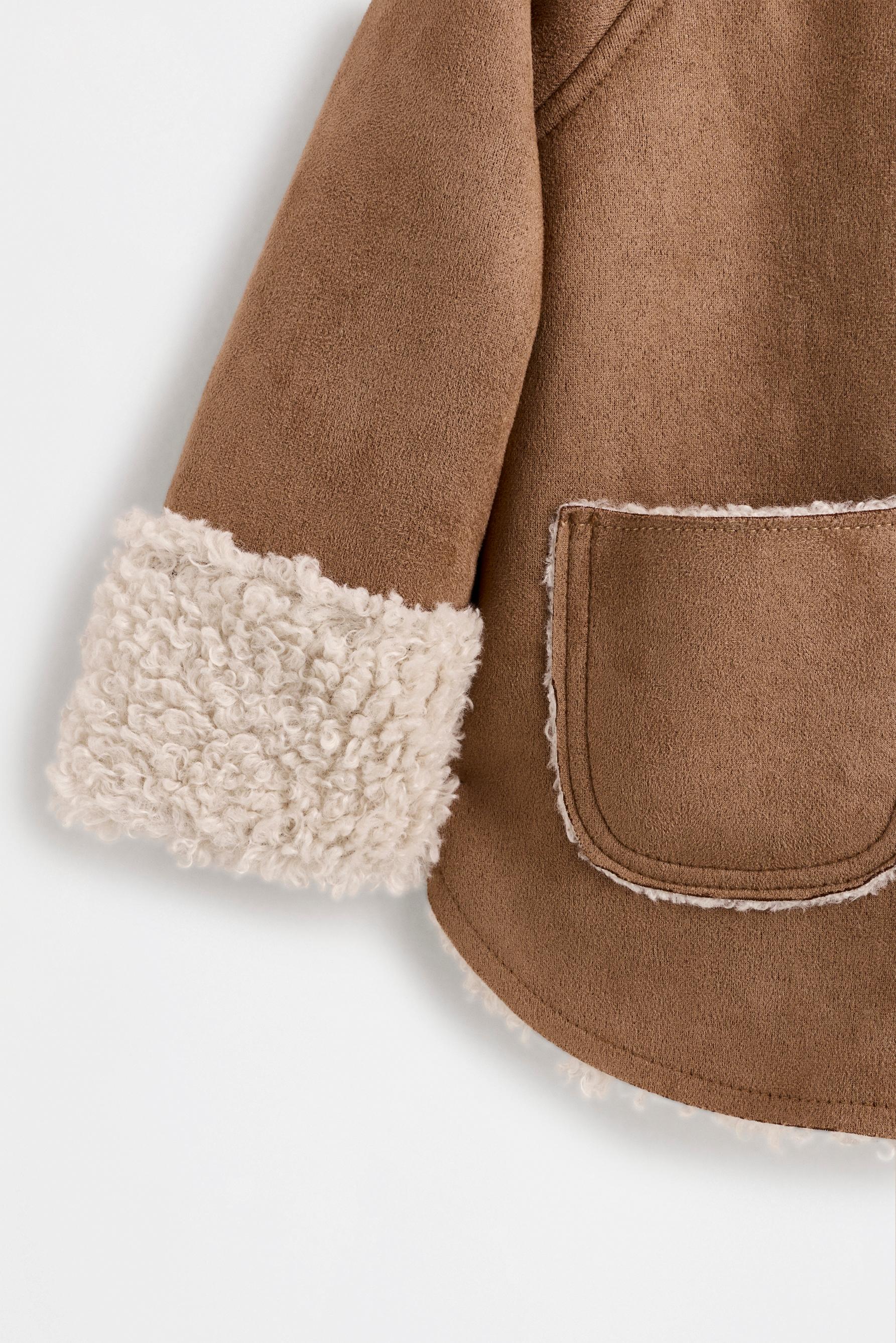 Double-sided coat with pockets — MEDIUM CAMEL