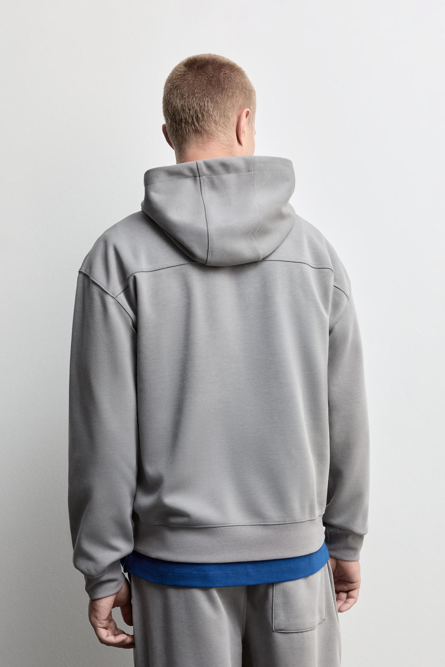 Interlock hoodie — MEDIUM GREY