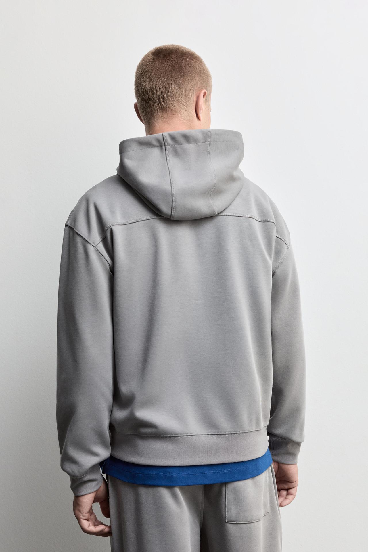 Interlock hoodie — MEDIUM GREY