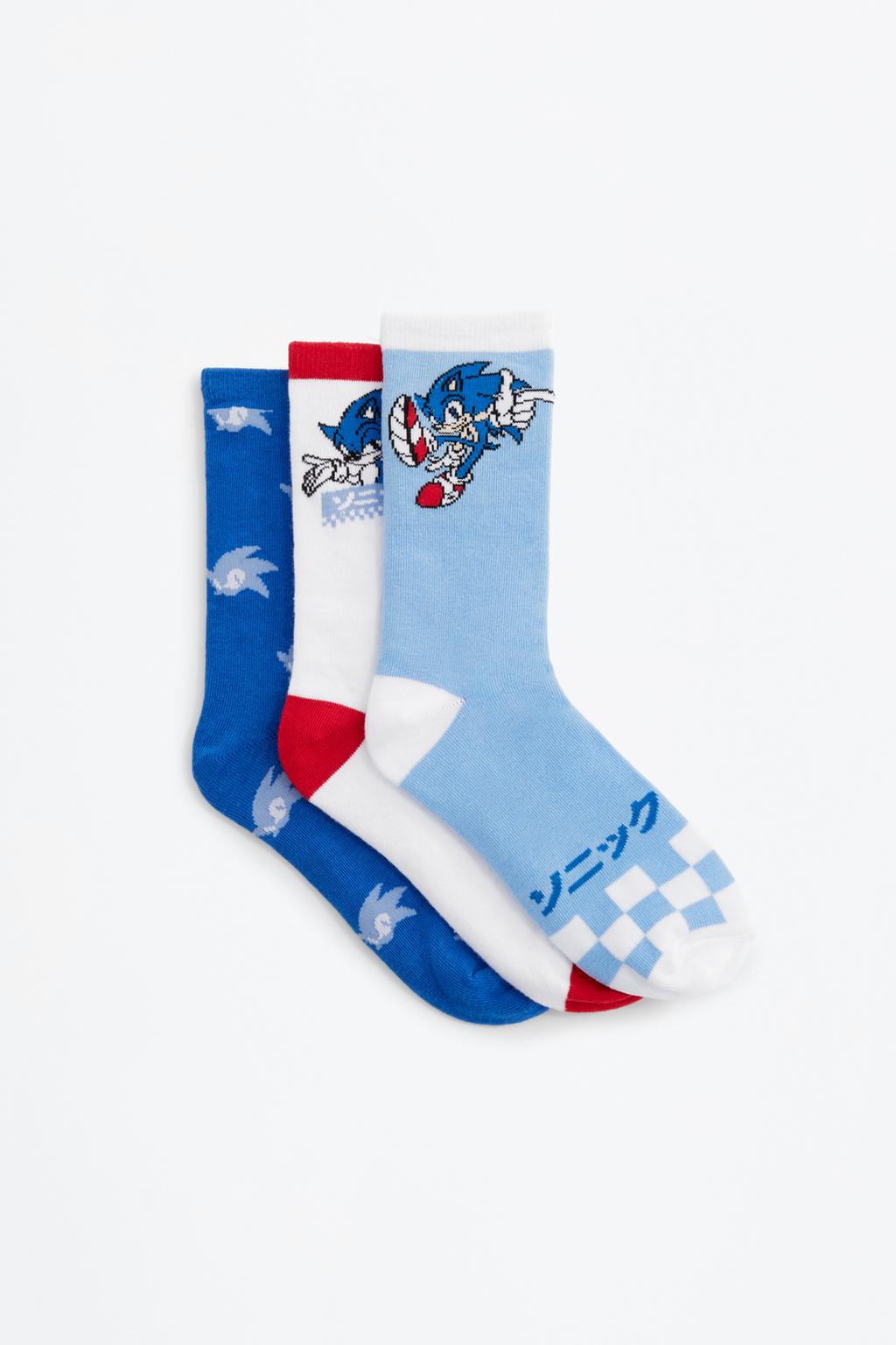 Pack of 3 Sonic™ | SEGA long socks