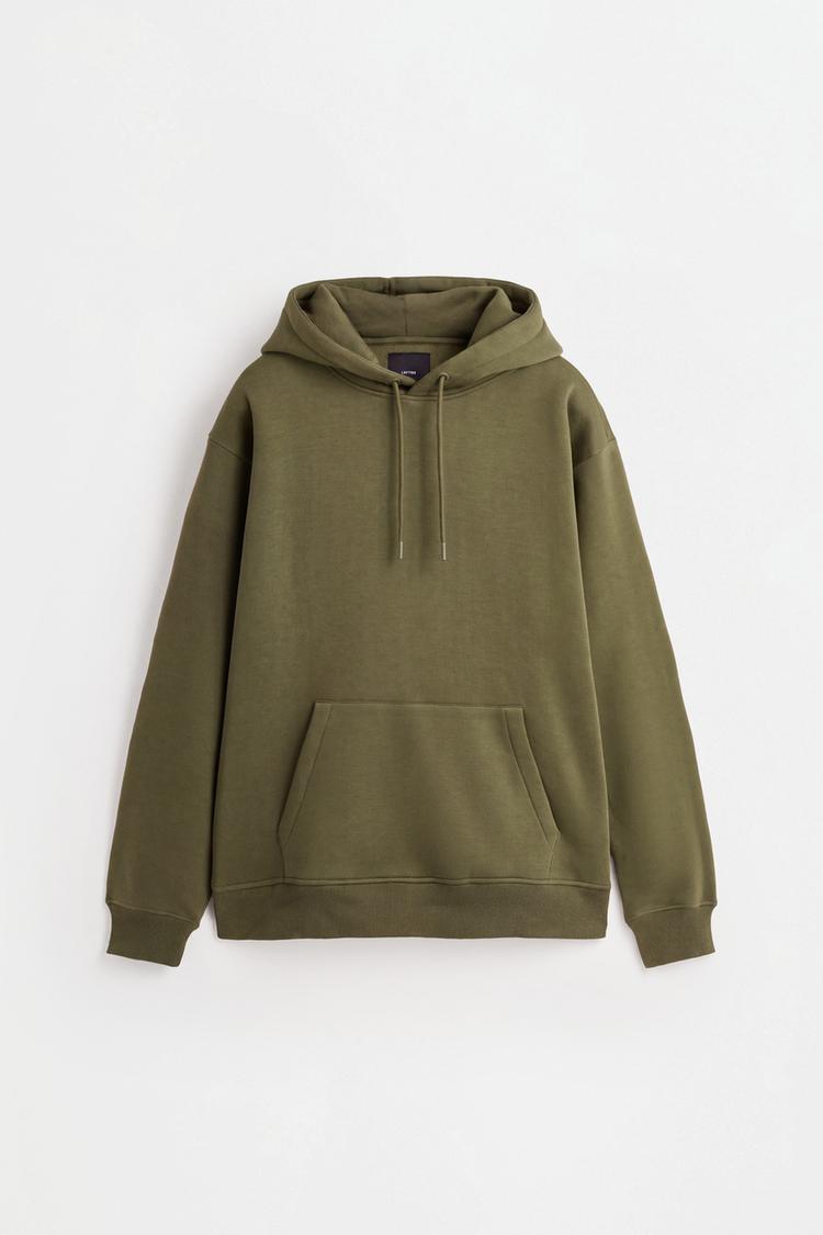 Basic hoodie — MEDIUM GREEN