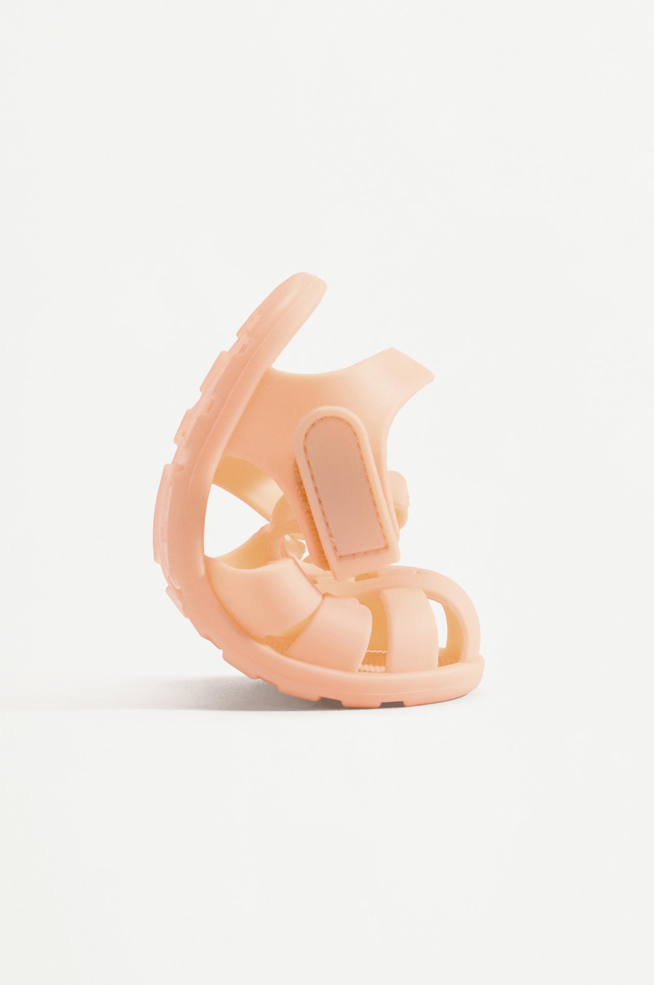 Barefoot Cage Sandals — ORANGE
