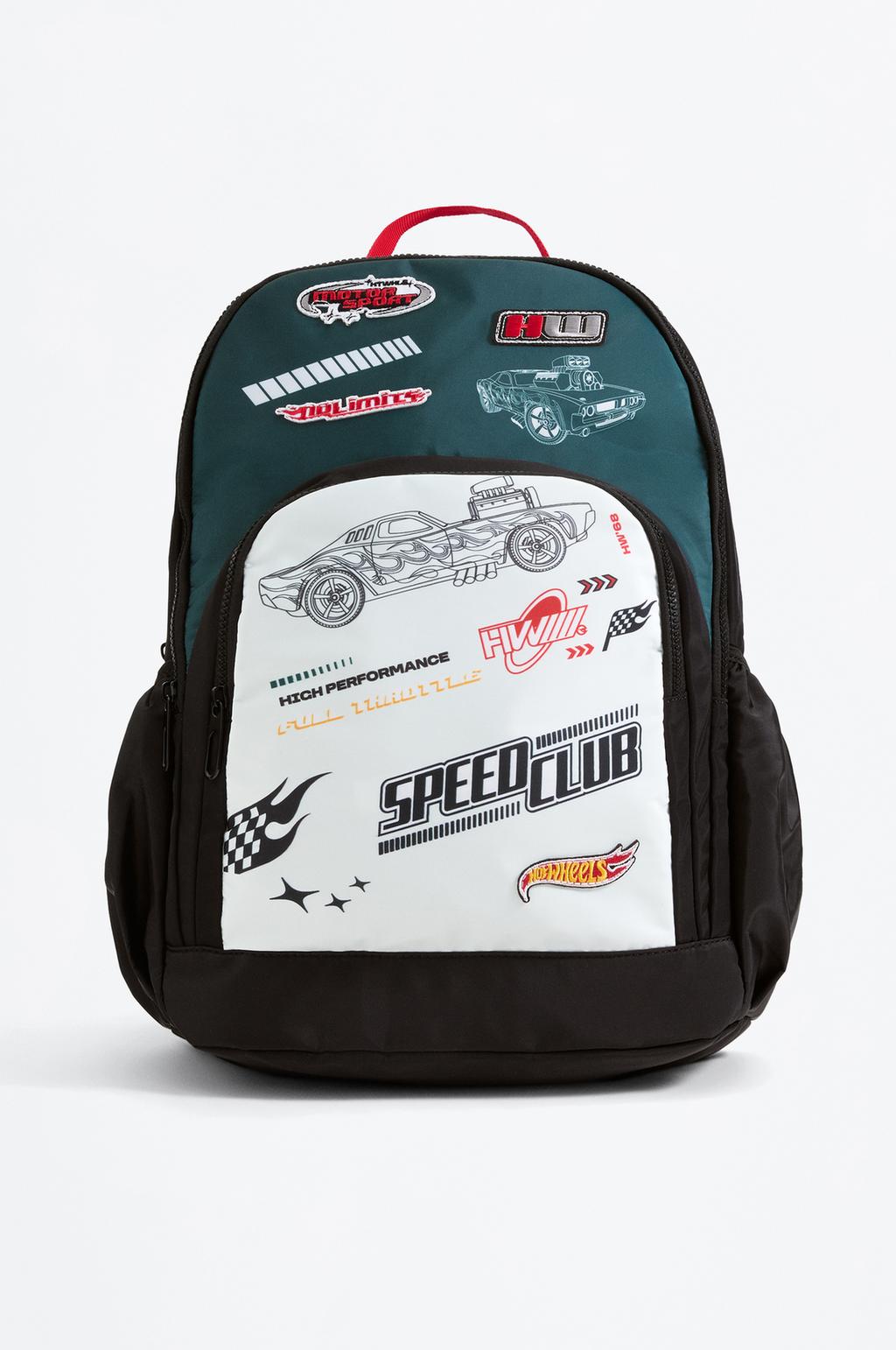 Hot Wheels® Mattel multi-pocket backpack