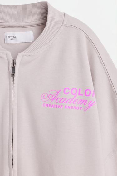 Interlock zip jacket — PEARL GREY 3