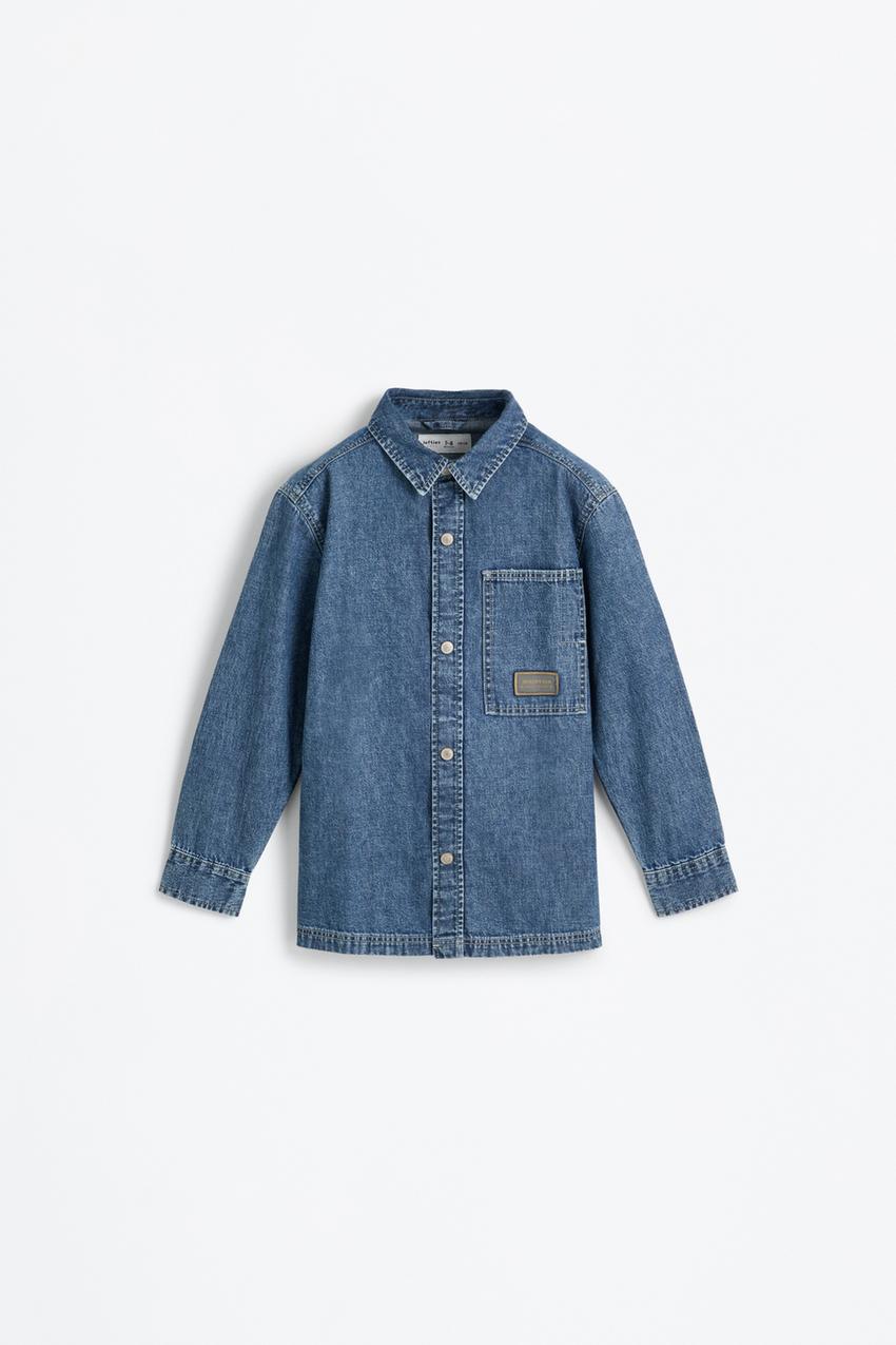 Collar Polos Manga Larga Zara CAMISETA MANGA LARGA CON LANA Crudo - Main Image