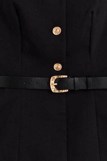 Long buttoned waistcoat — BLACK 7