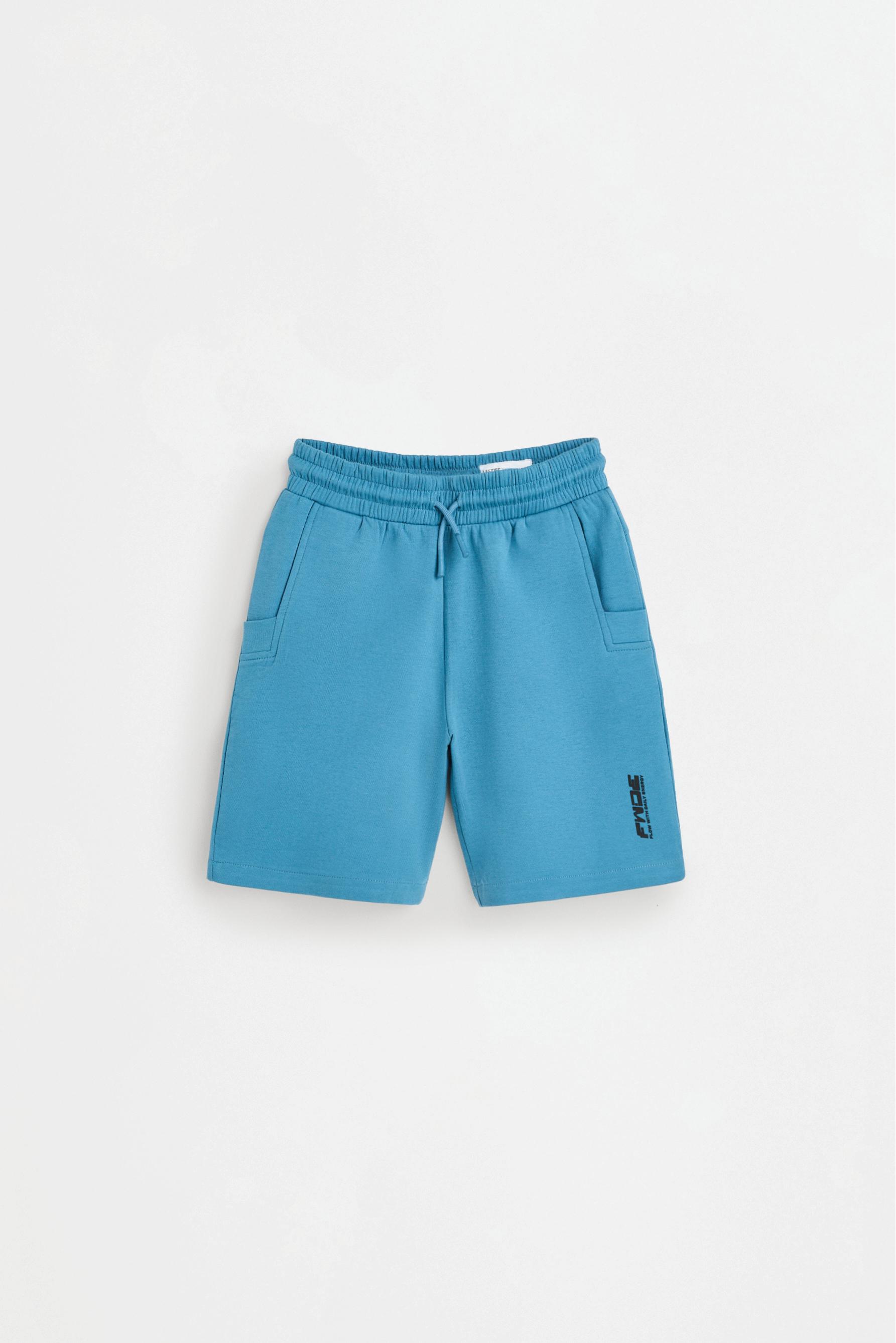 Interlock Bermuda shorts — MEDIUM BLUE
