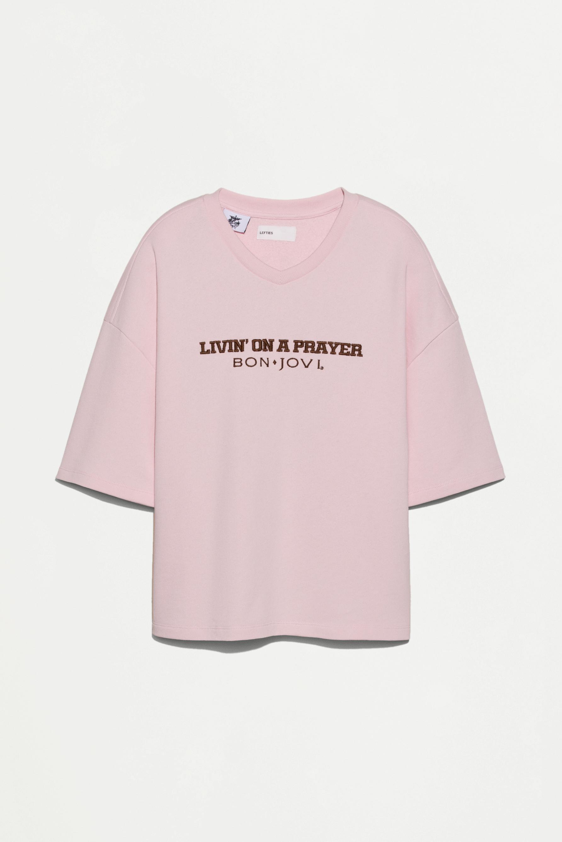 Livin' on a Prayer Bon Jovi ©Universal t-shirt - Hırka - Kazak