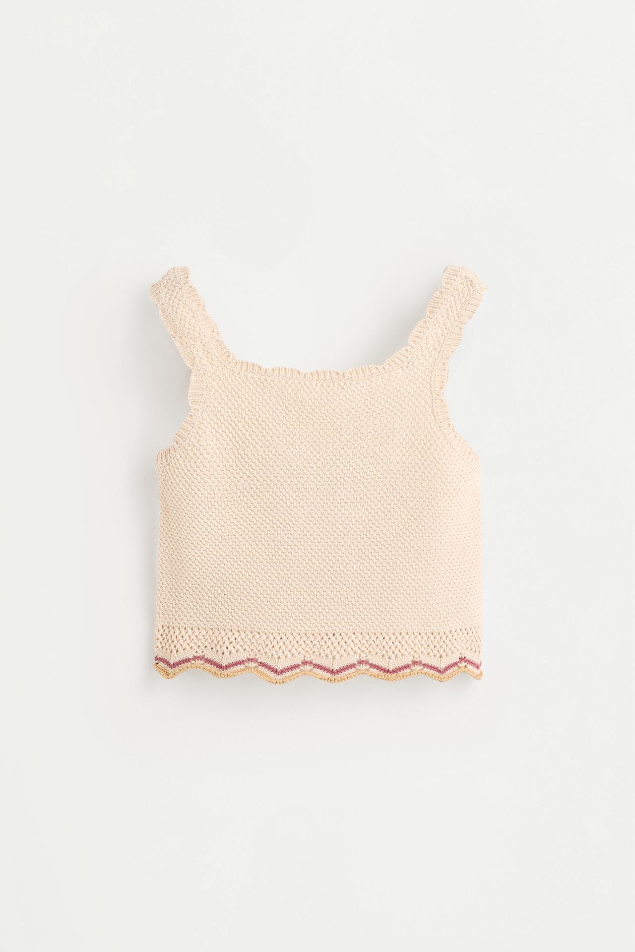 Knit top — SAND