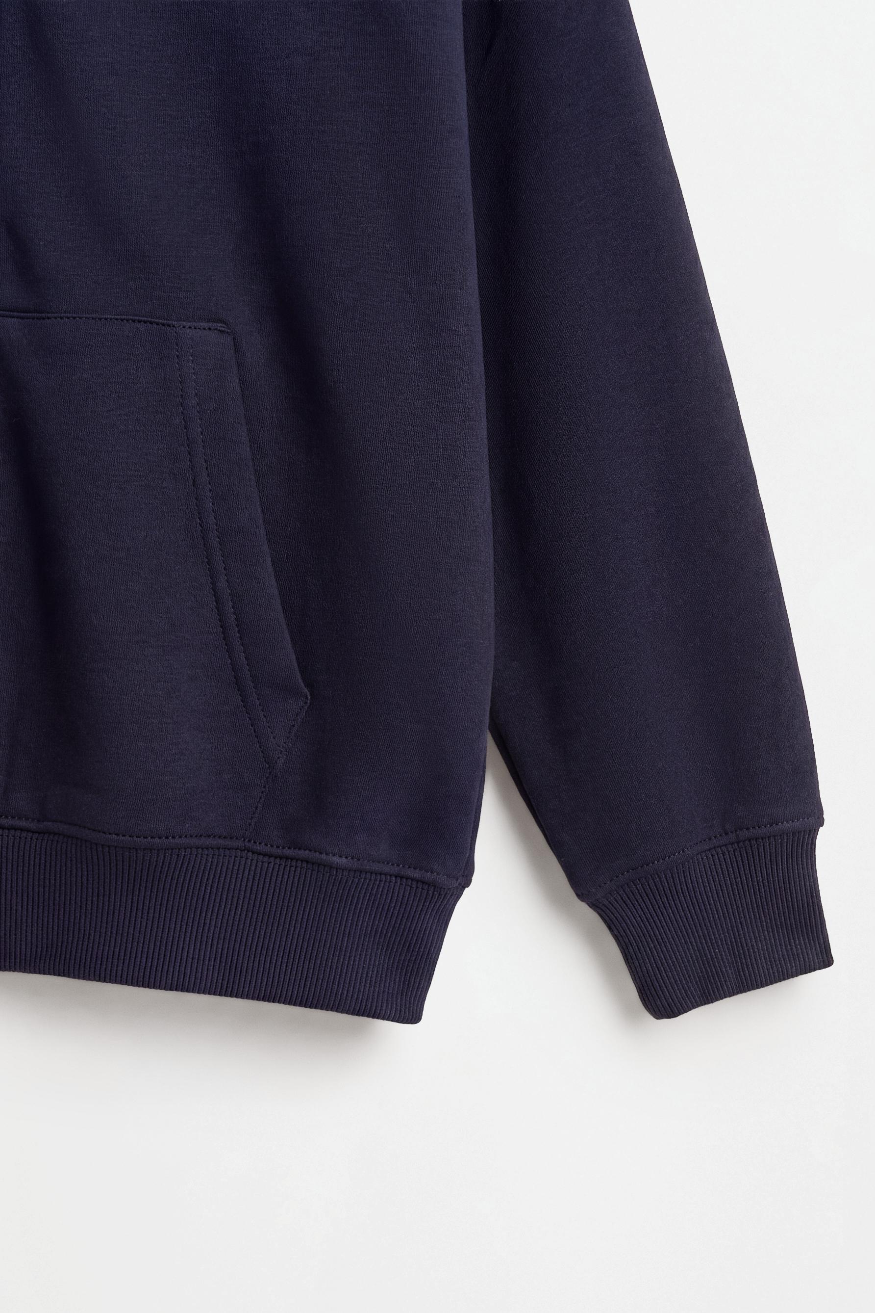 Zip-up sweatshirt — NAVY