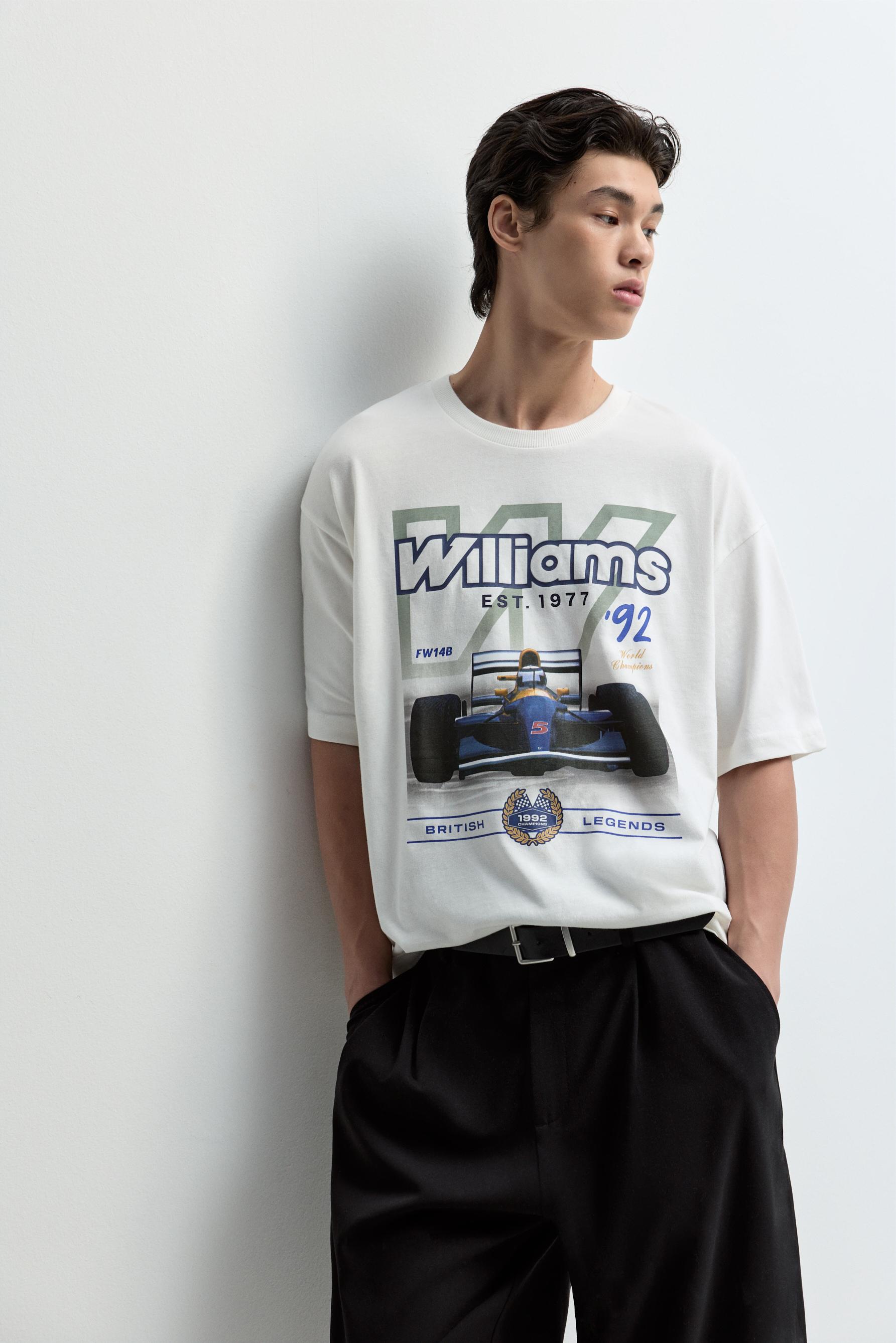 ©2026 Williams print T-shirt — OFF WHITE