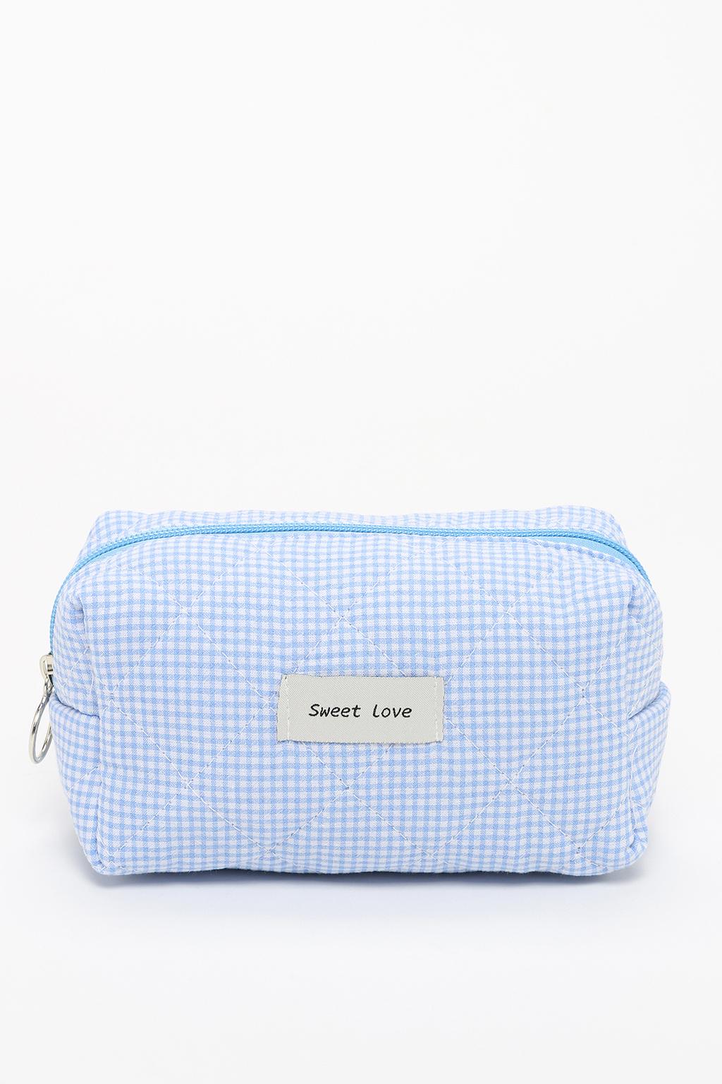 Small printed toiletry bag