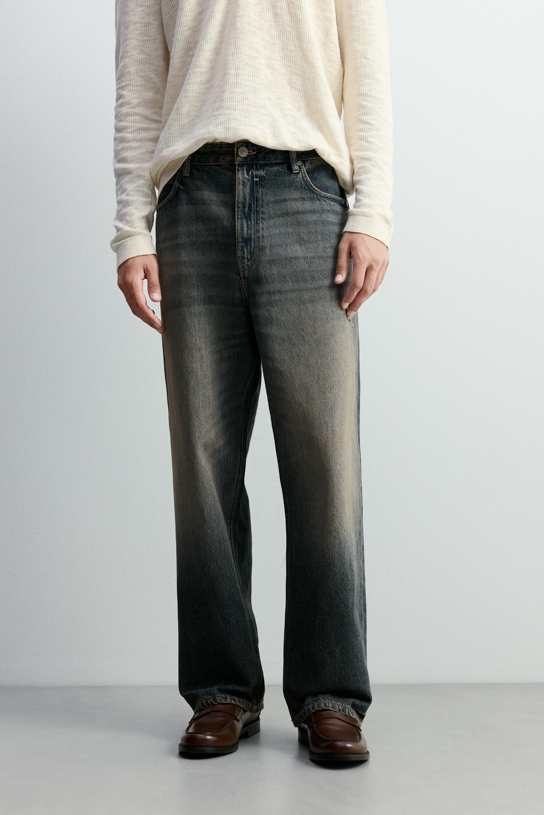 Baggy jeans — FADED PETROL BLUE