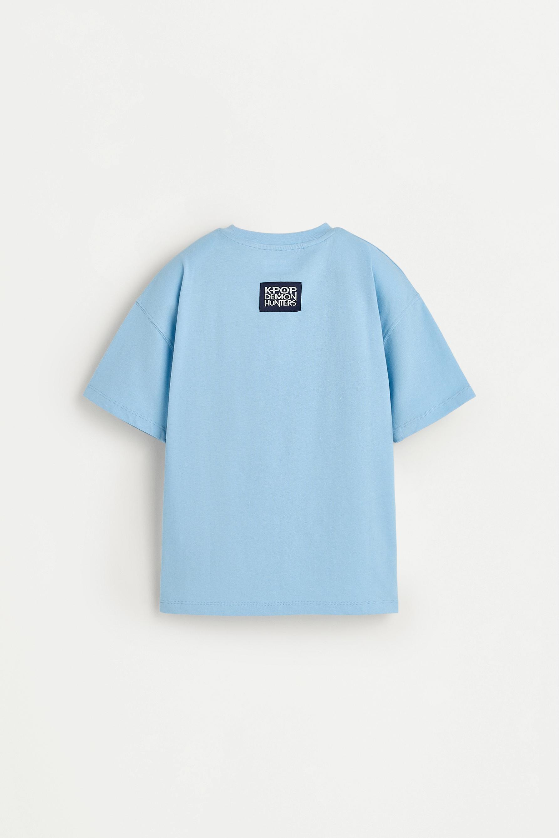 Derpy Tiger K-Pop Demon Hunters™/© Netflix T-shirt — BLUE