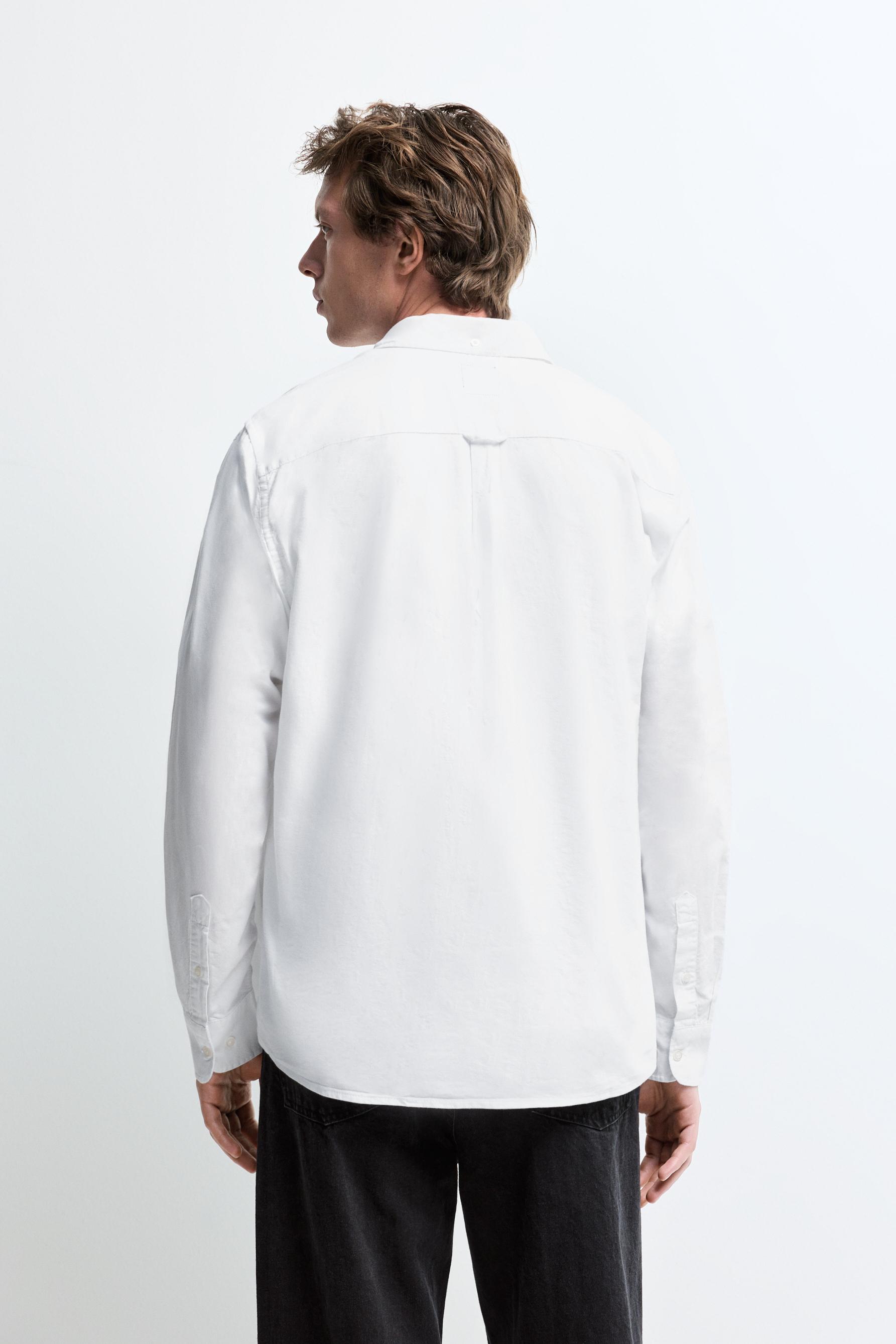 Oxford shirt — WHITE