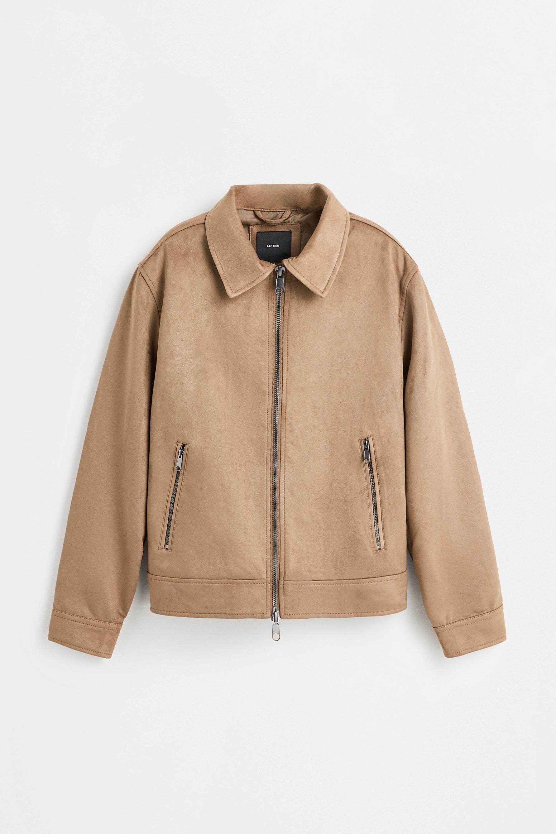 Faux suede jacket — OCHRE