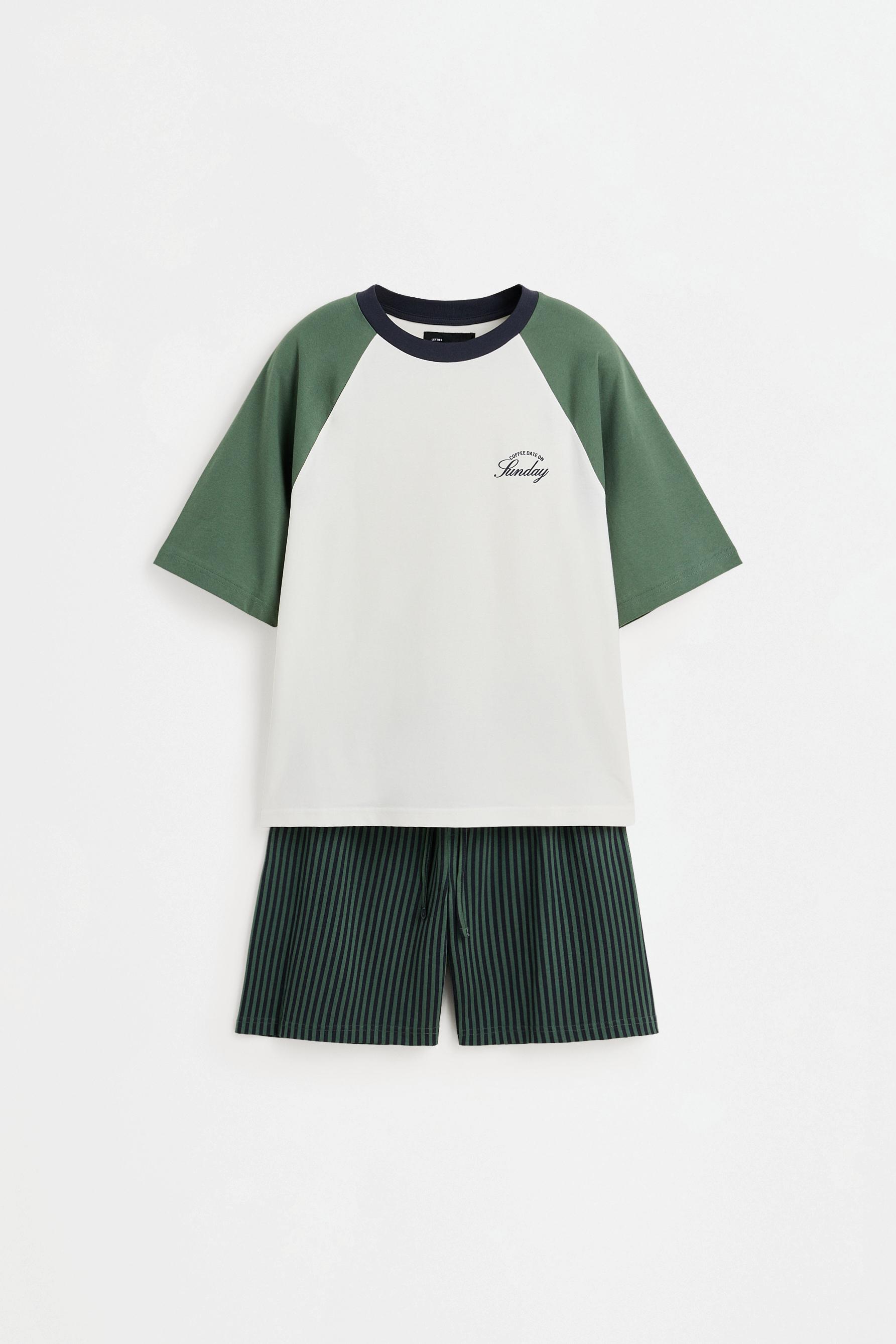 Short printed pyjamas — OFF WHITE