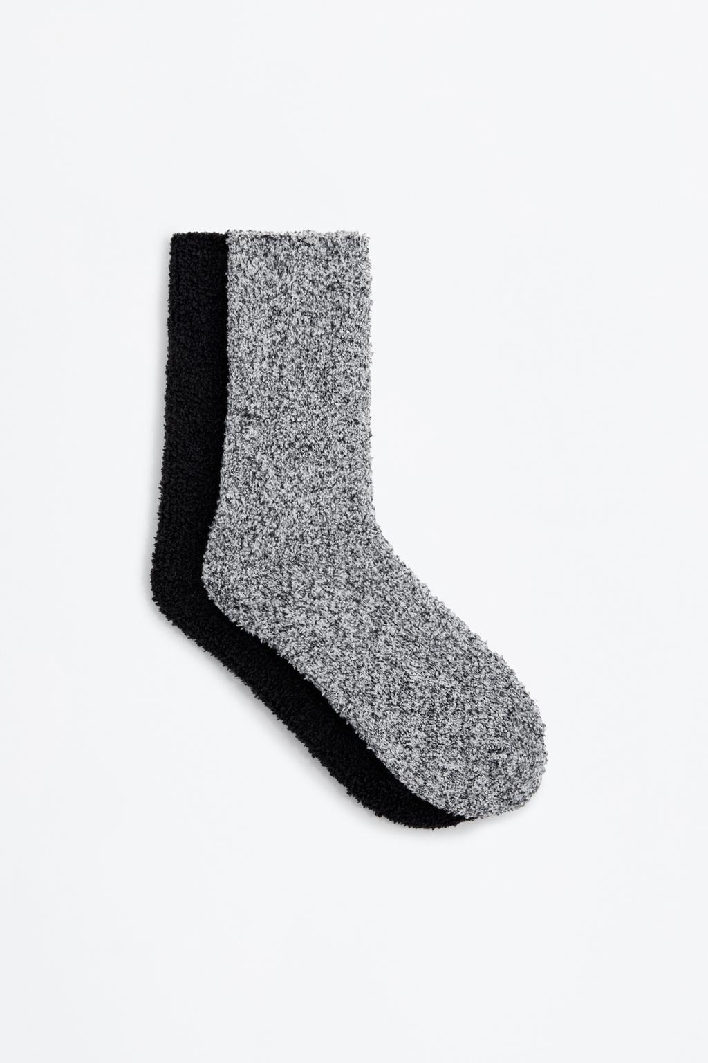 Pack of 2 soft long socks