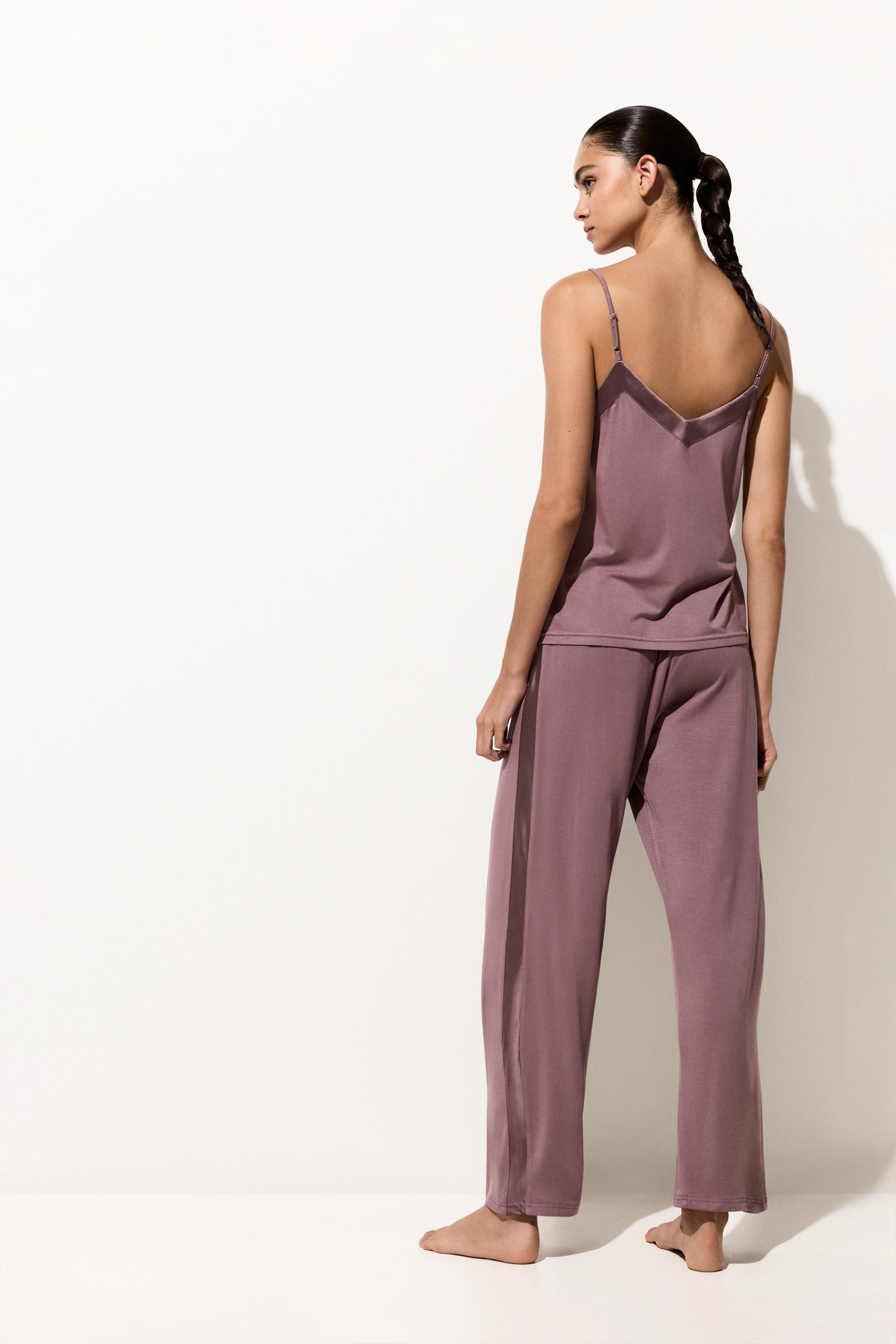 Flowing pyjamas — DARK MULBERRY