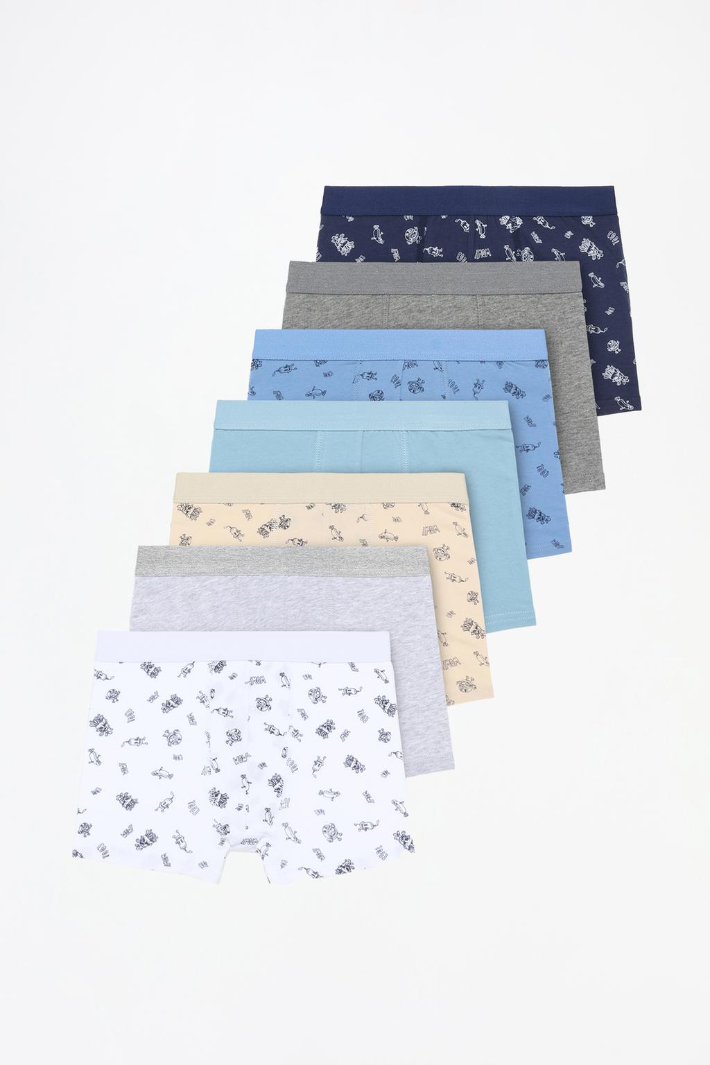 Pack of 7 pairs of food boxers
