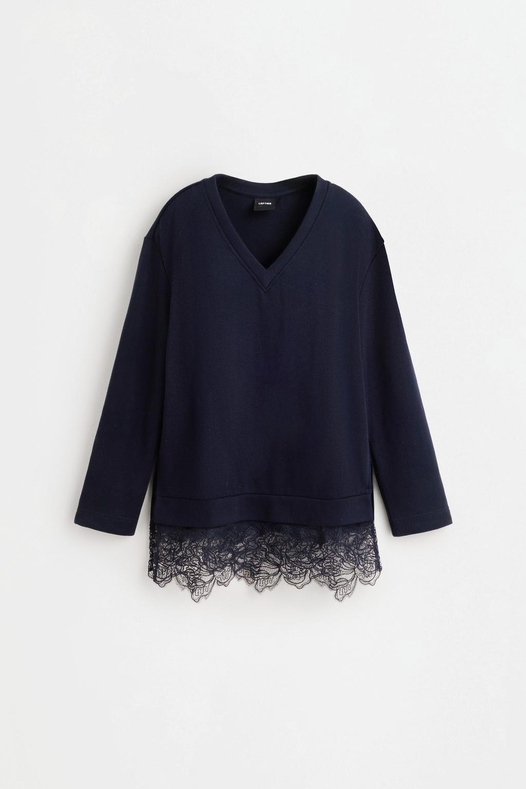 Lefties Lace hem sweatshirt