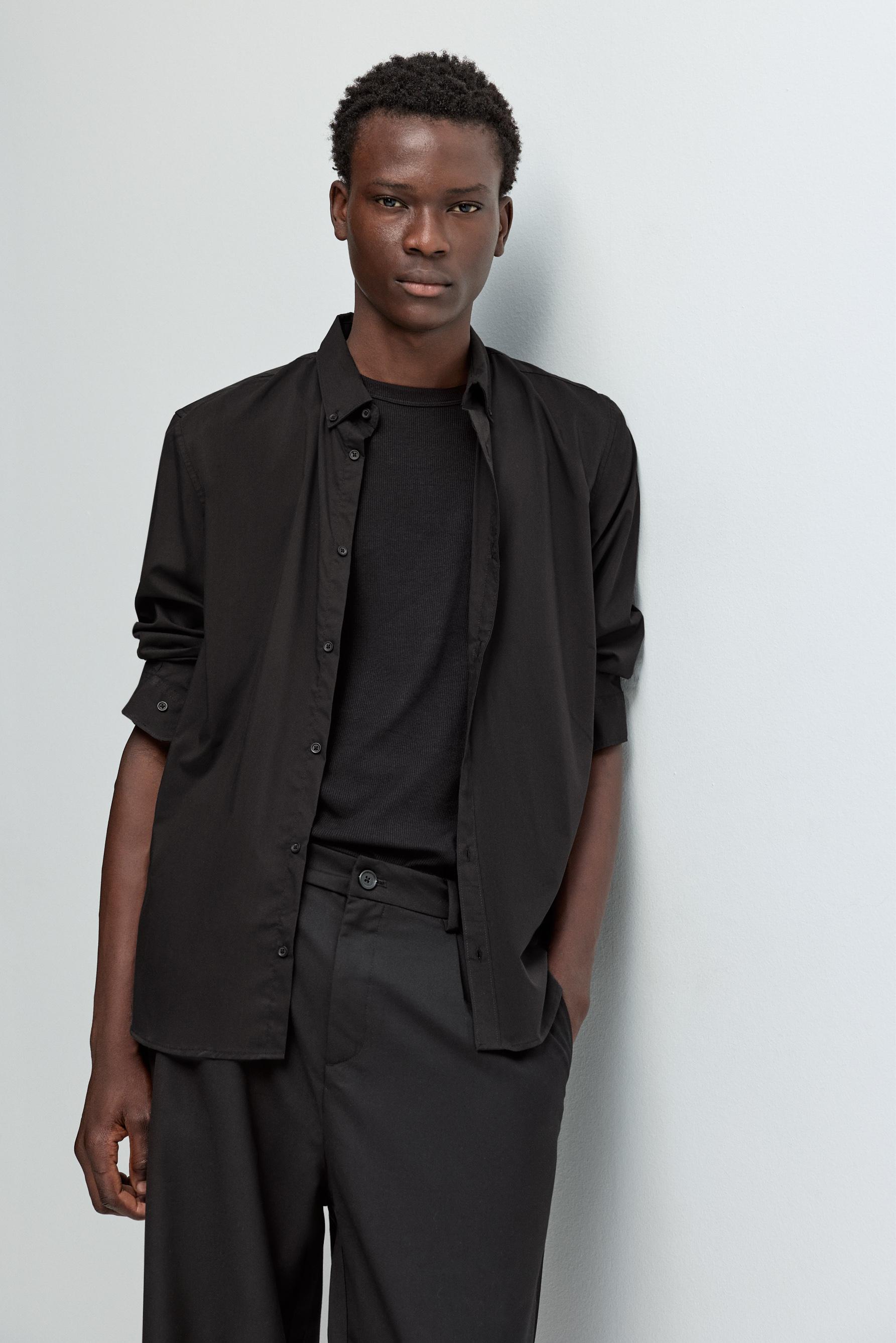 Basic shirt — BLACK