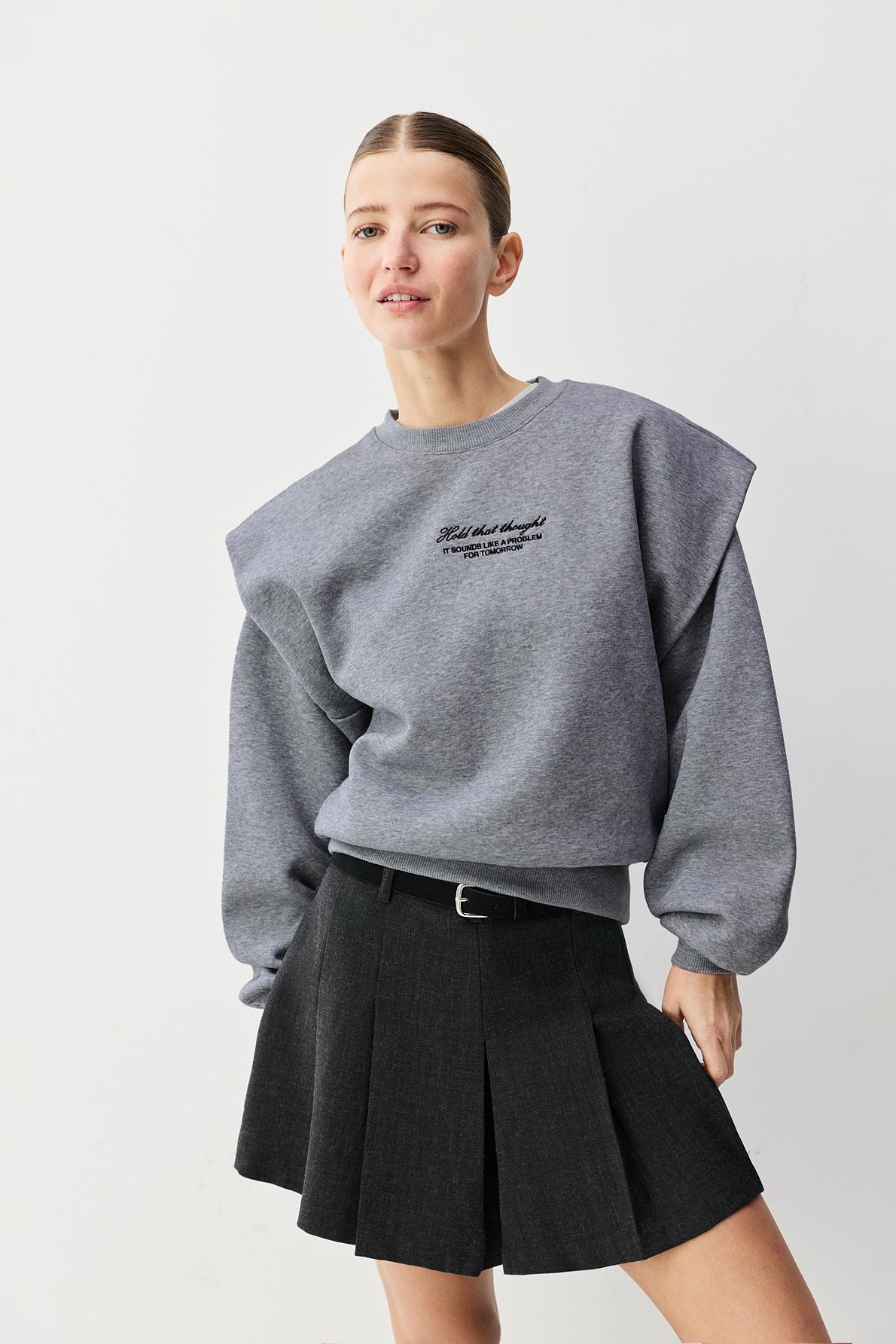 Sudadera detalle hombro