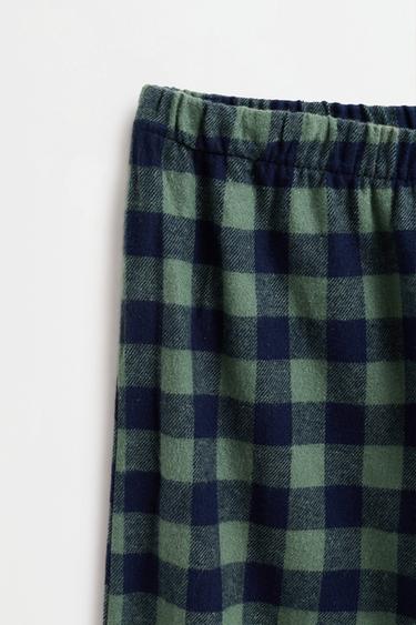 Long printed pajamas — EMERALD GREEN 5