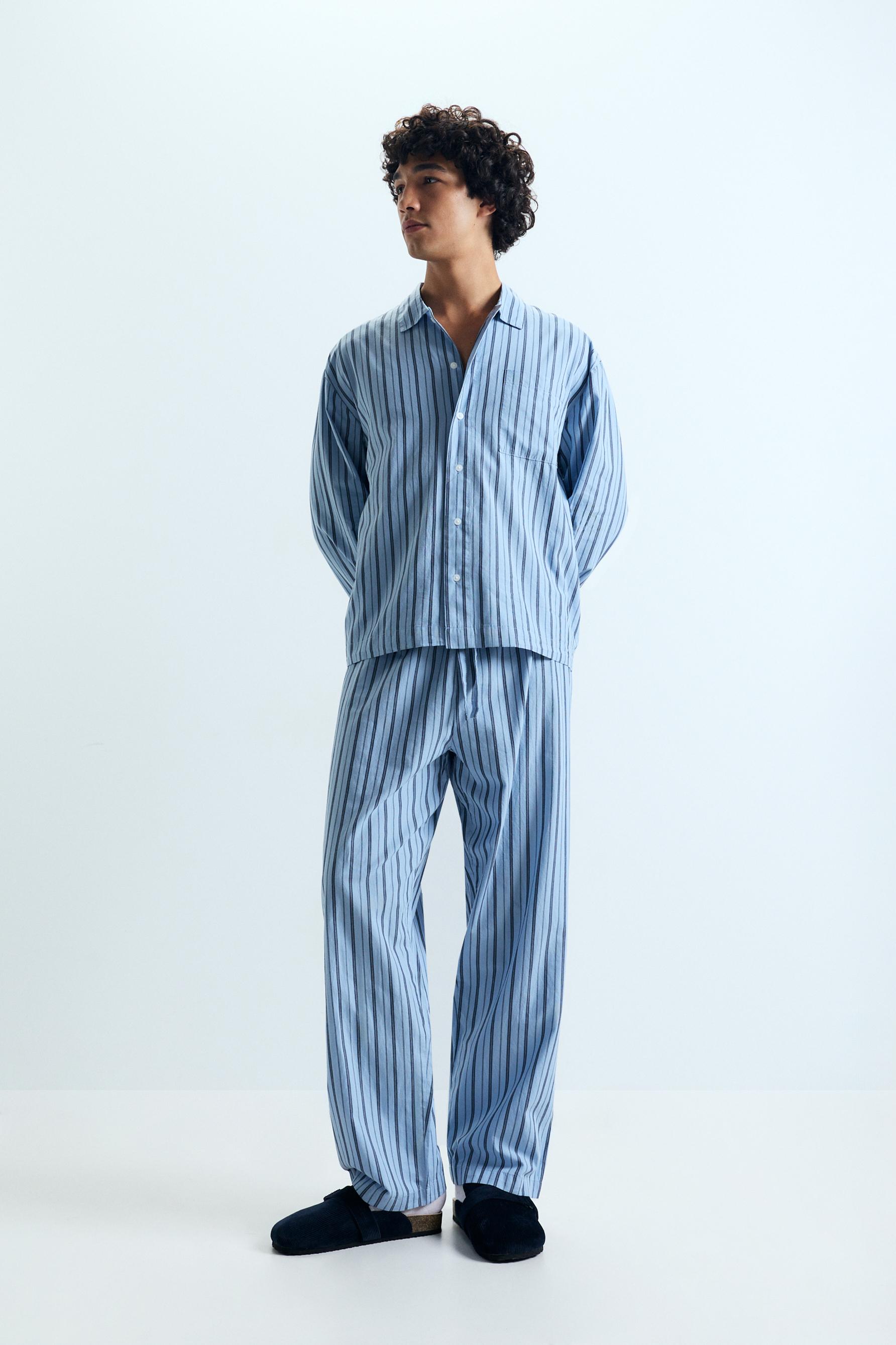 Pijama largo camisero