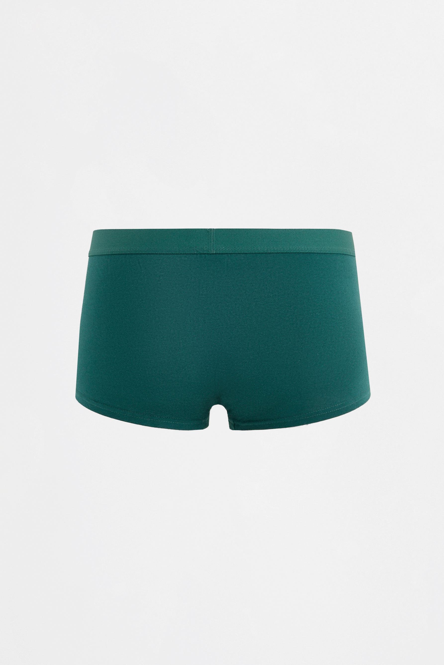 Mixed Boxer Briefs (5-Pack) — DARK GREEN