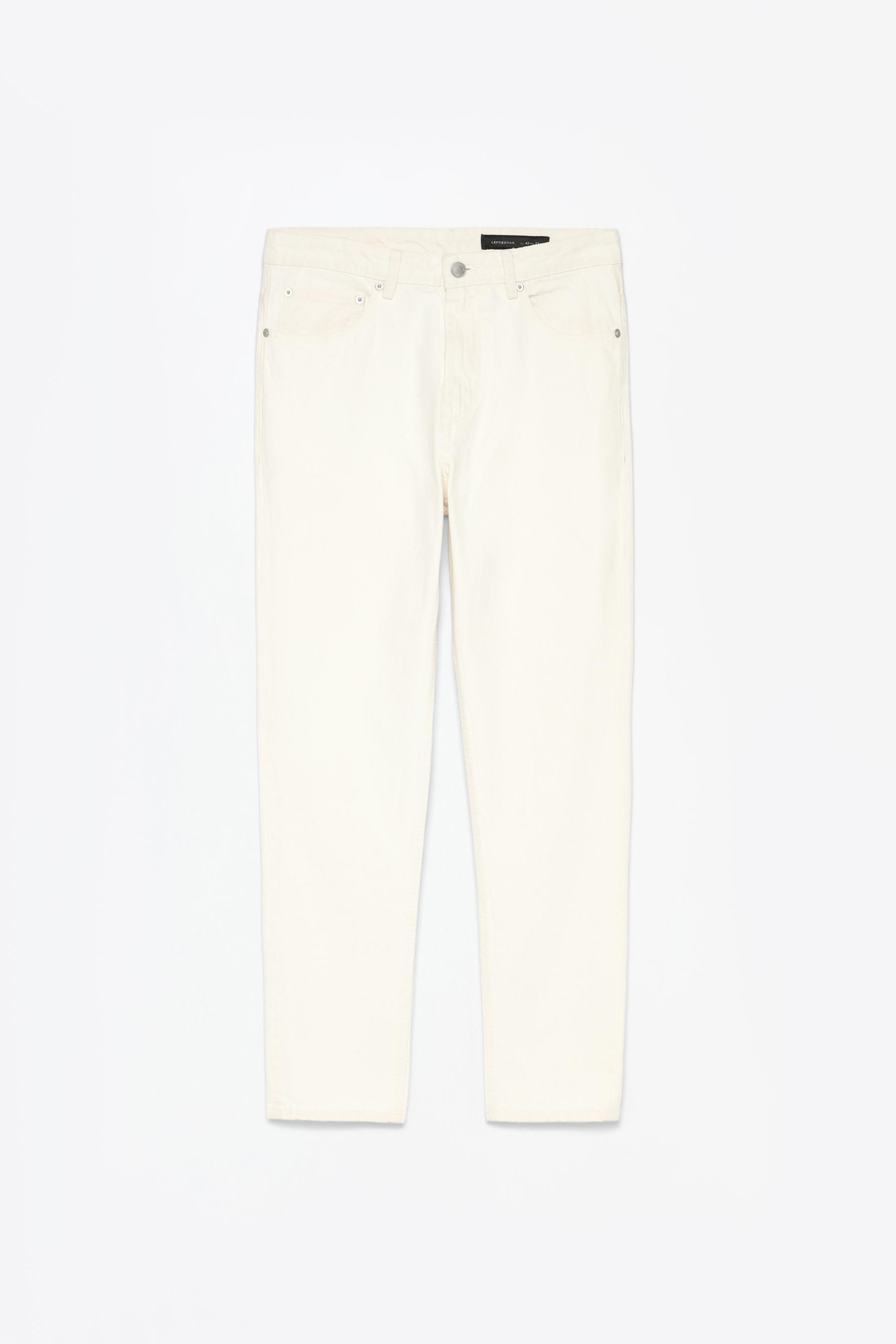 Jueshanzj Jeans Uomo – Modello Straight, Vestibilità Media, Chiusura Con Bottone - 5