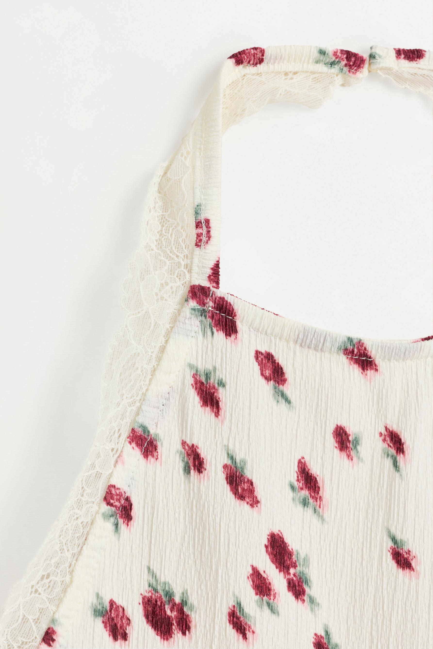 Lace halter top — VARIOUS