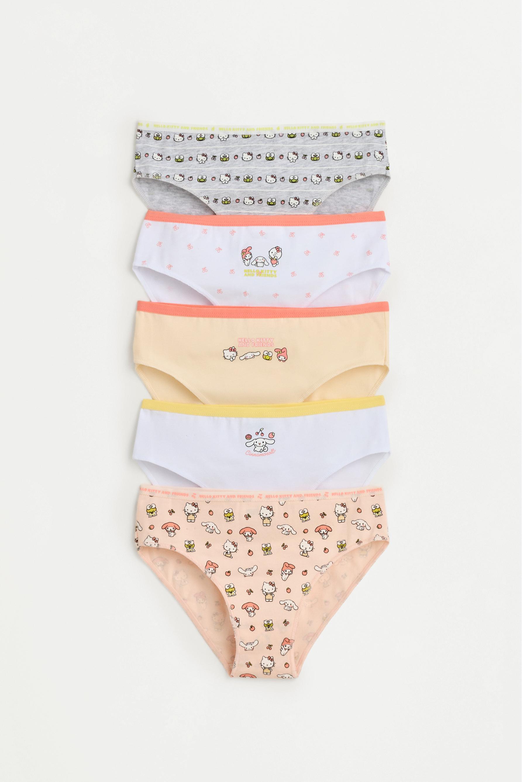 5-pack of Hello Kitty and Cinnamoroll ©SANRIO briefs — PEACH