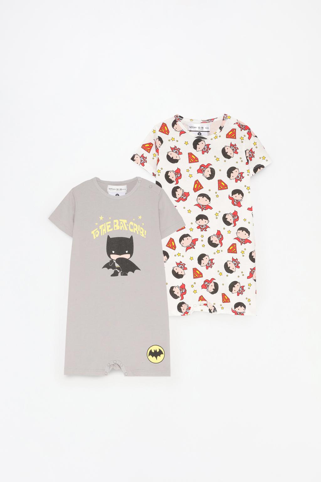 Conjunto 2 pijamas Super-heróis ©DC inteiros