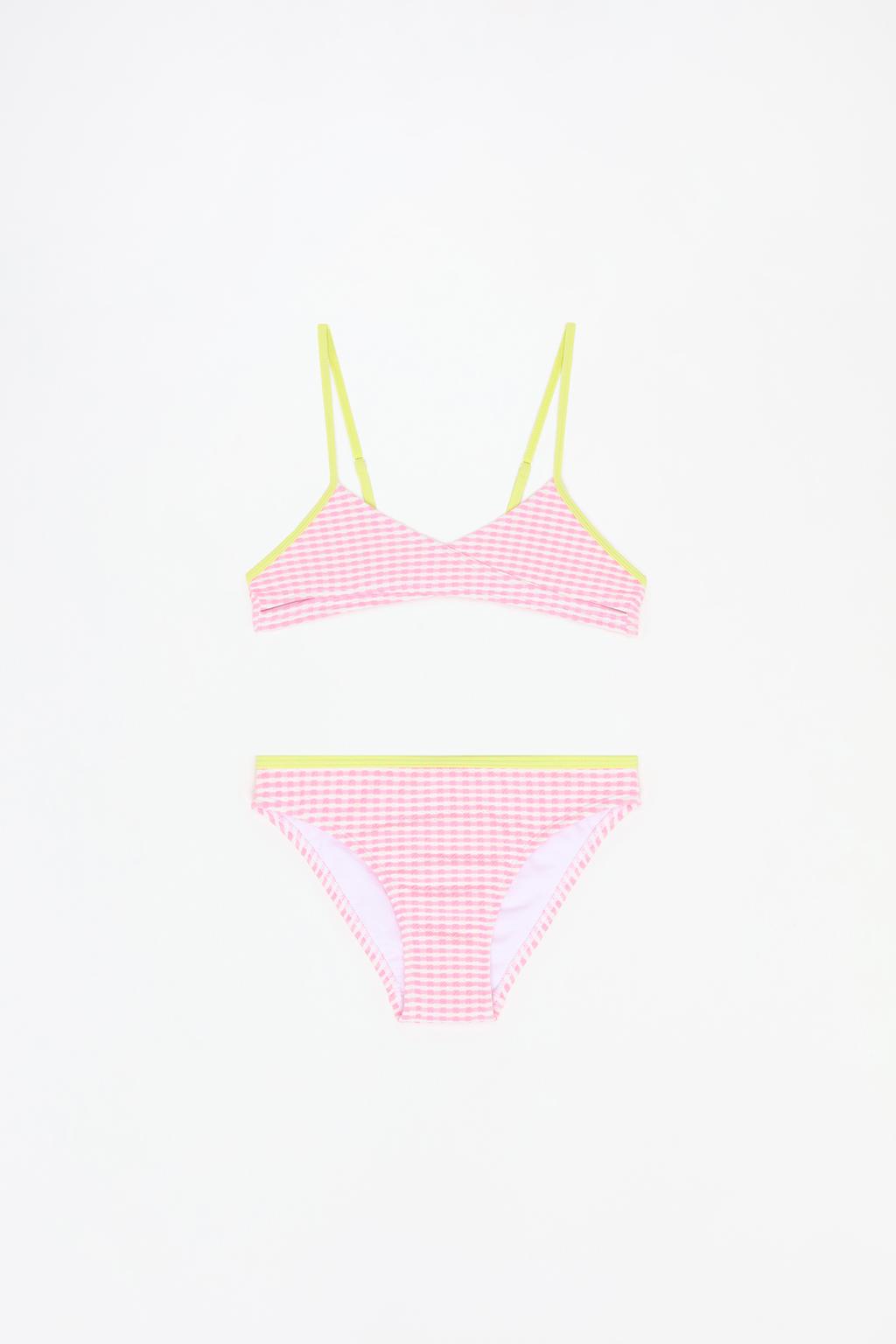 Gingham check bikini