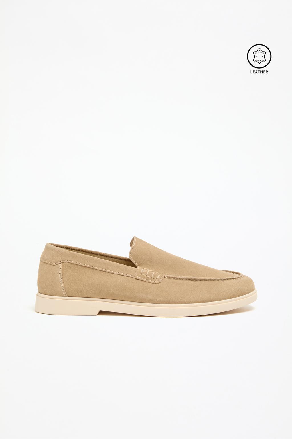 Casual leather loafers