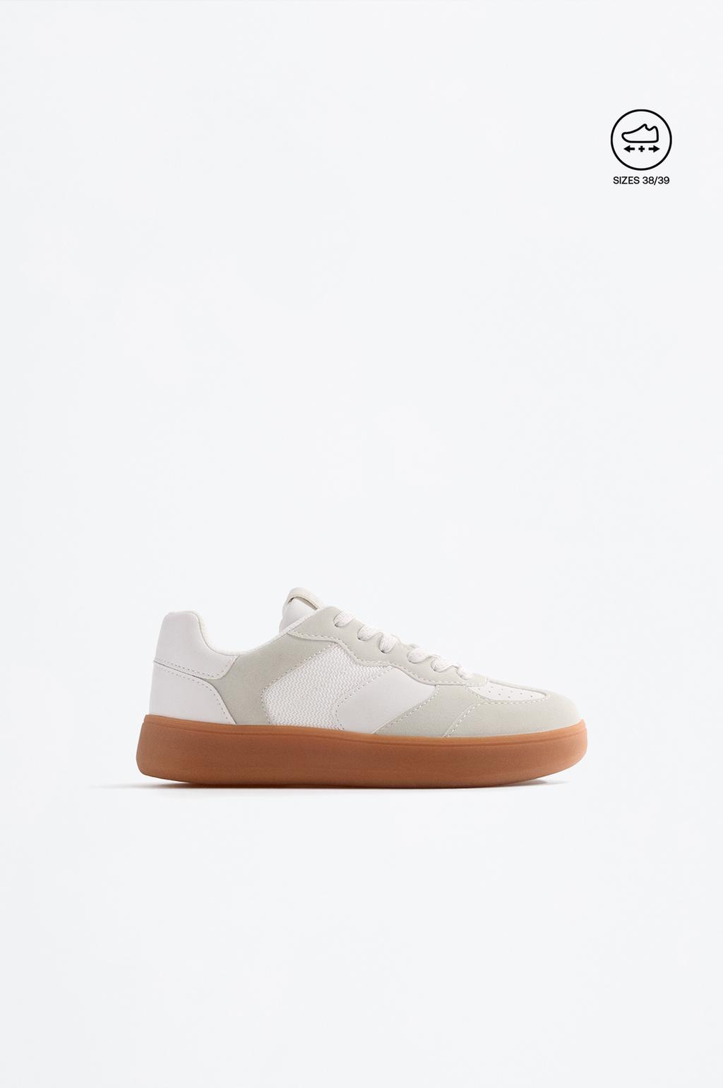 Pantofi sport cu talpă caramel