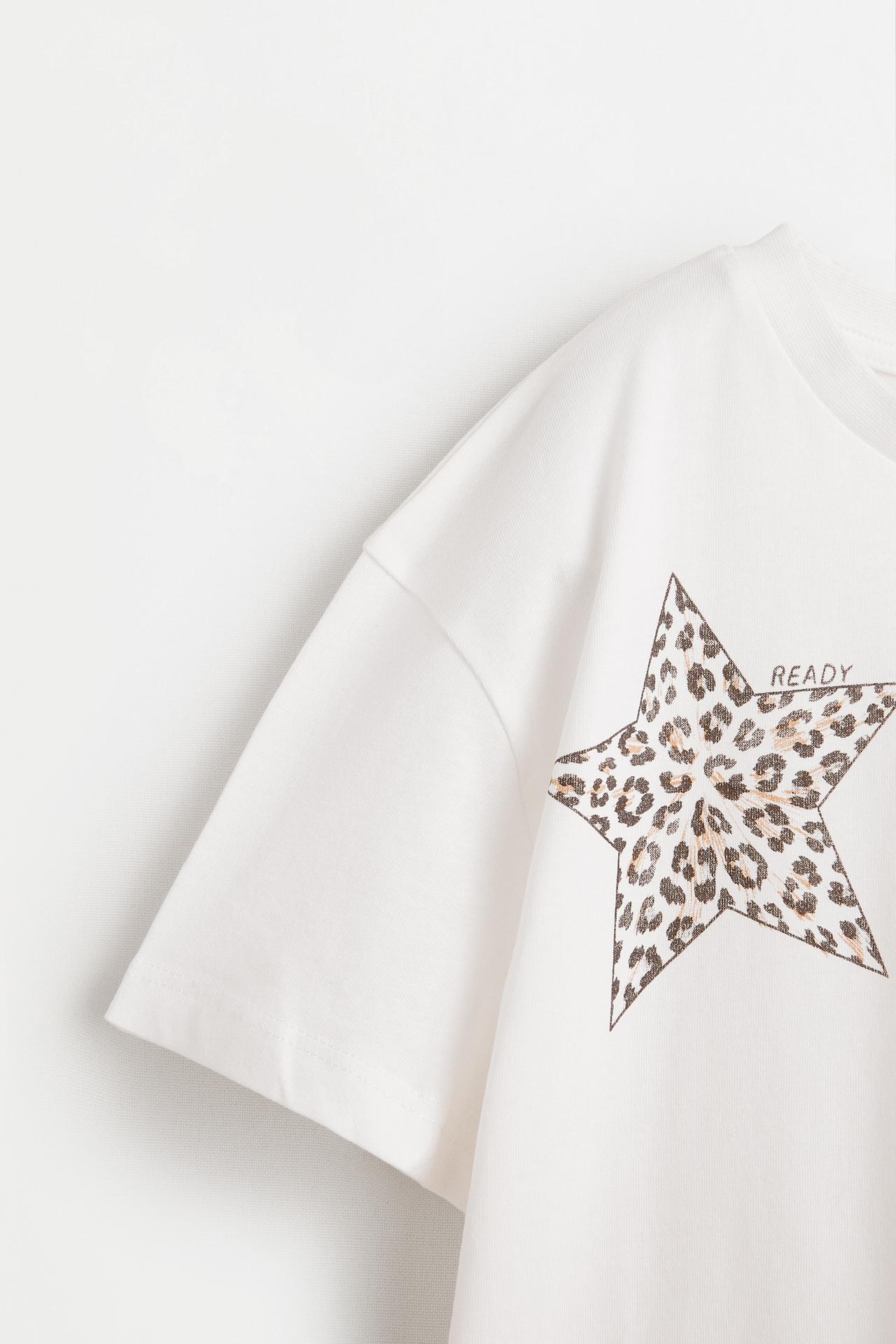 Printed T-shirt — WHITE