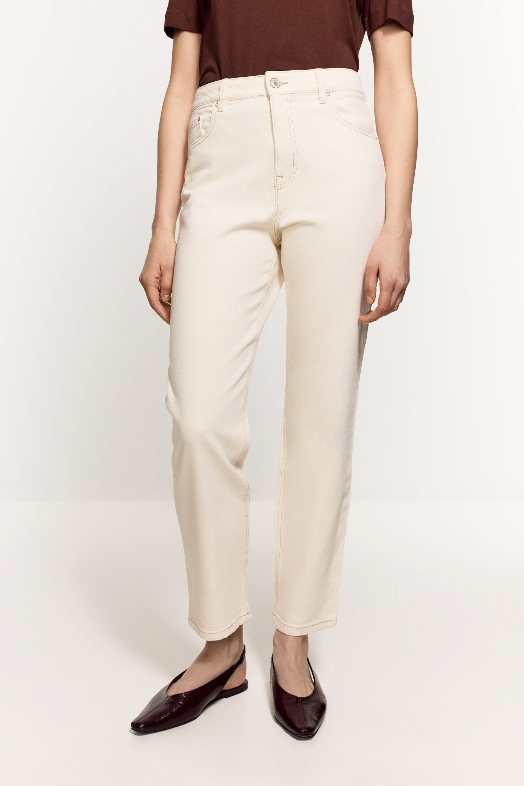 Mom fit jeans — VANILLA