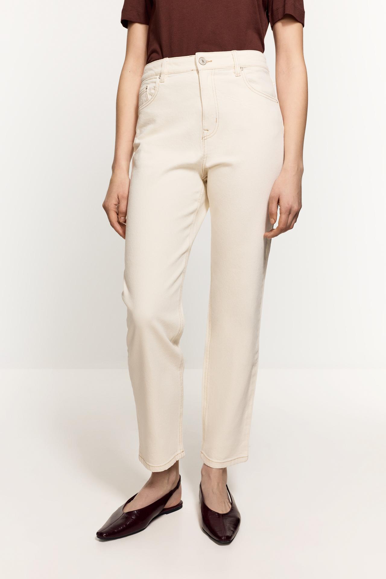 Mom fit jeans — VANILLA