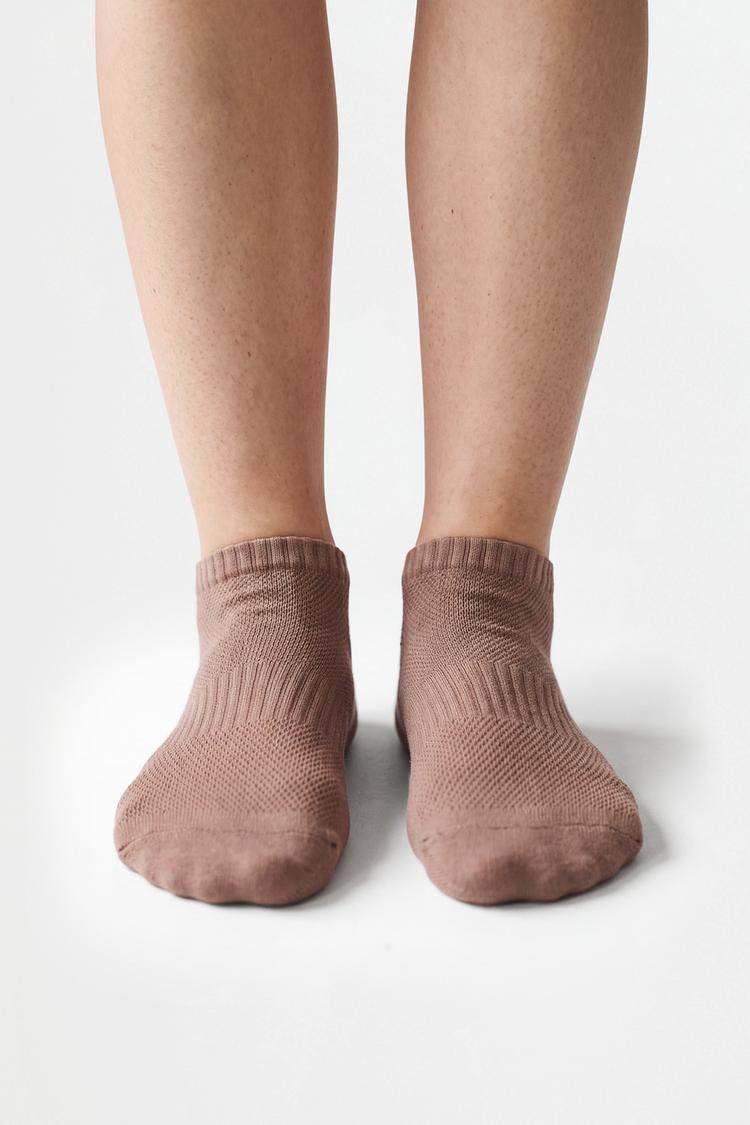 Sports ankle socks (5-pack) — LEOPARD PRINT