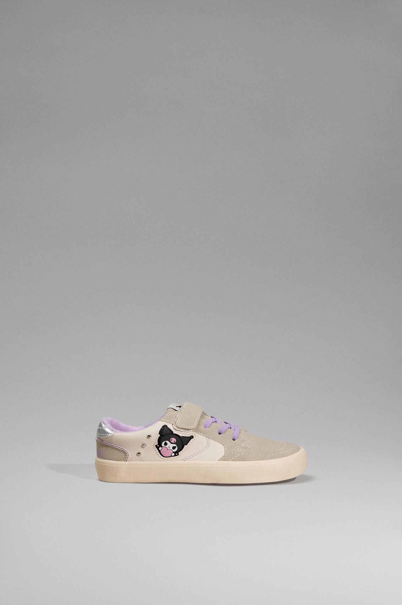 Kuromi ©SANRIO Barefoot sneakers — ECRU
