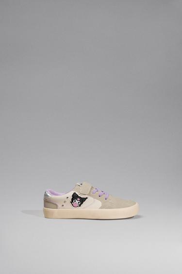 Kuromi ©SANRIO Barefoot sneakers — ECRU 1