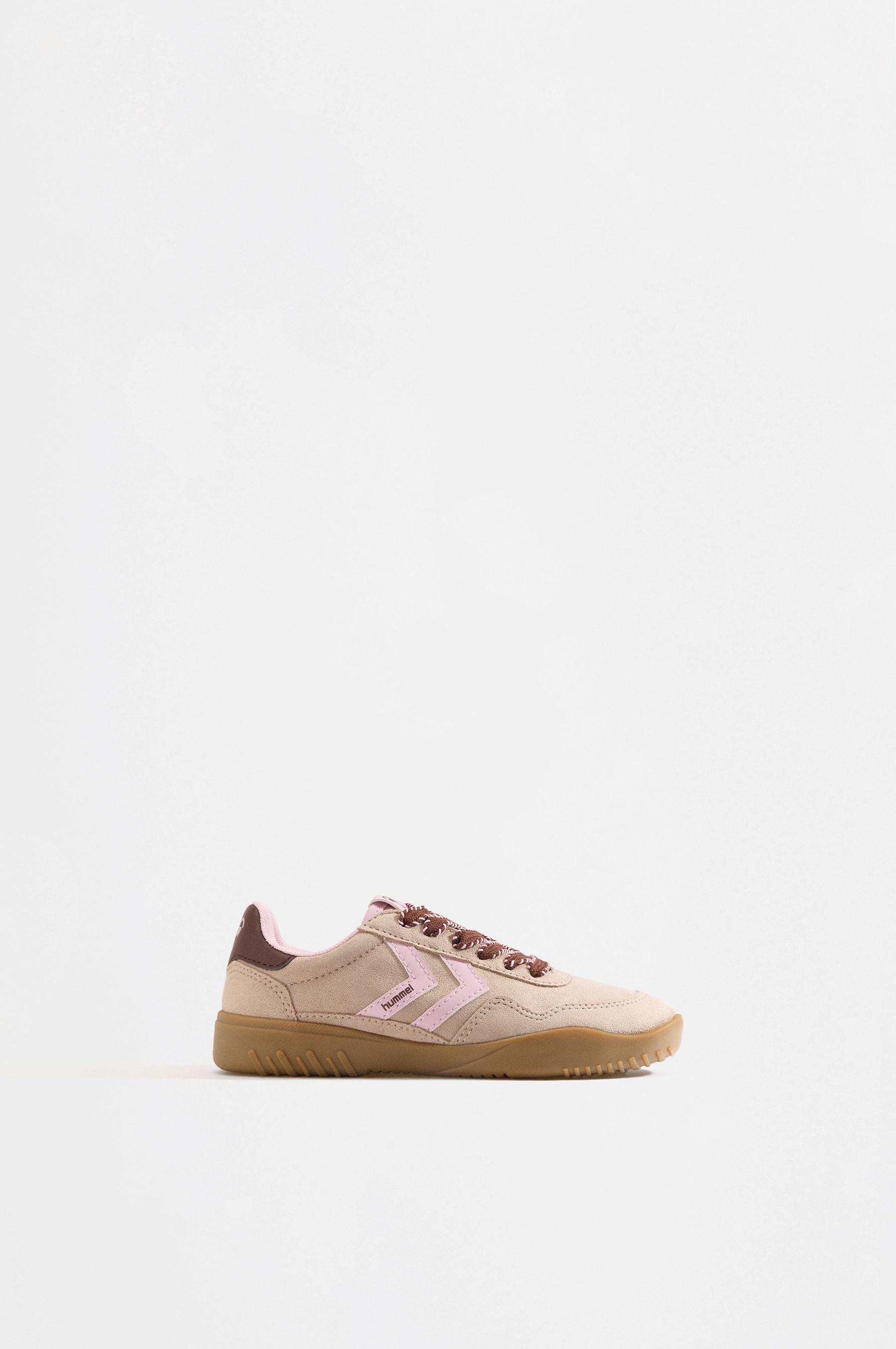 Hummel athletic sneakers — BEIGE